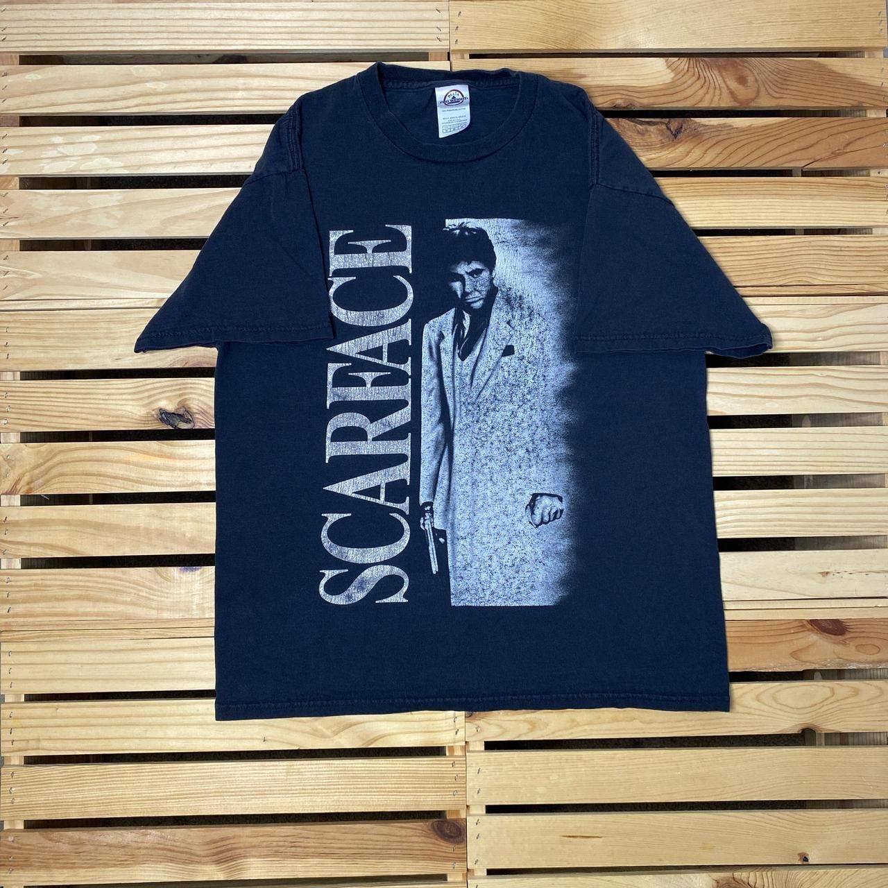 Delta Vintage Scarface Black Movie Promo Tee Size Medium Size US M / EU 48-50 / 2 - 1 Thumbnail