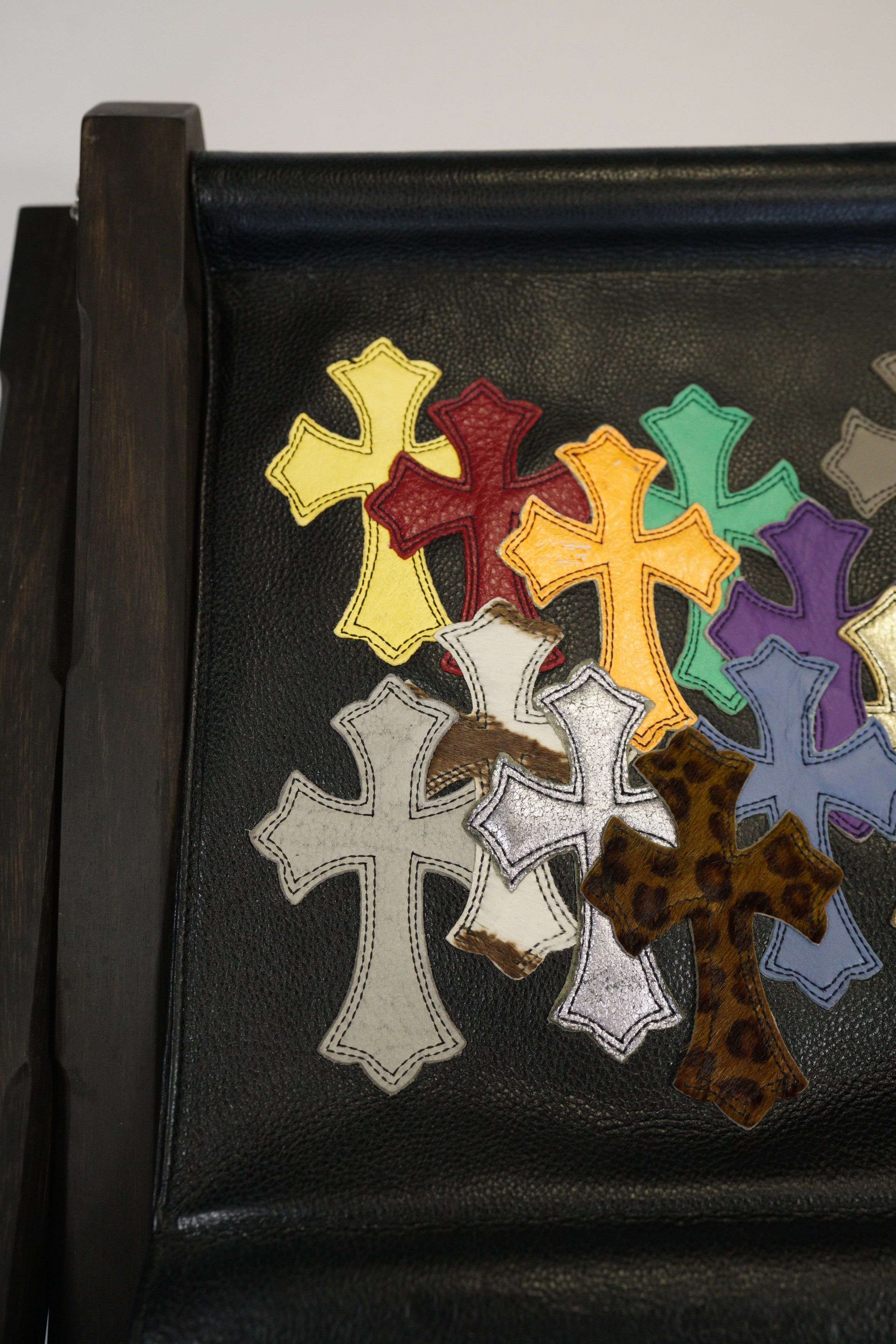 Chrome Hearts Chrome Hearts Cemetery Cross Patch Leather Magazine Holder Size ONE SIZE - 20 Thumbnail