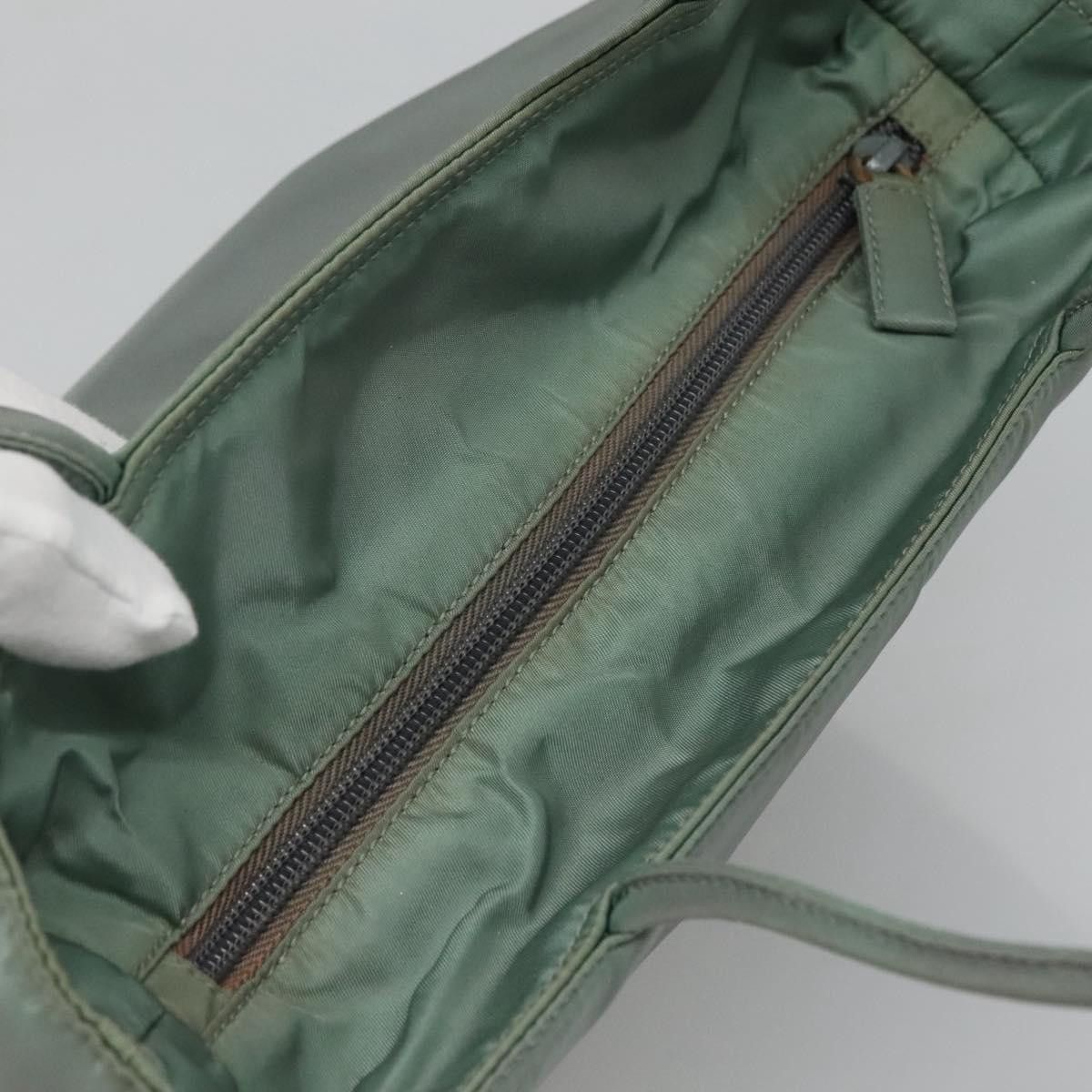 Prada PRADA Hand Bag Nylon Green Size ONE SIZE - 6 Thumbnail