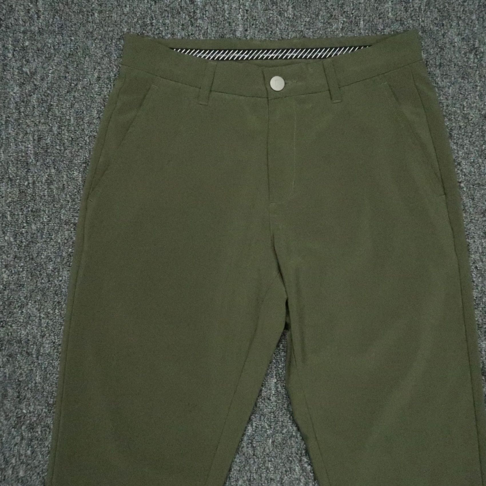Vintage Primo Golf Pants Mens 28x30 Green Performance Jogger Zip Ankle Stretch Size US 28 / EU 44 - 2 Thumbnail