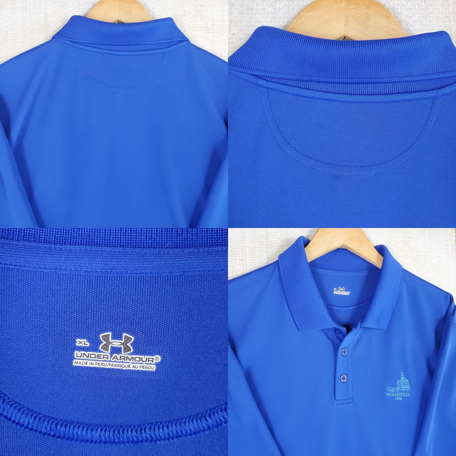 Under Armour Under Armour Men's Polo Shirt XL Blue Short Sleeve Performance Golf Size US XL / EU 56 / 4 - 8 Thumbnail