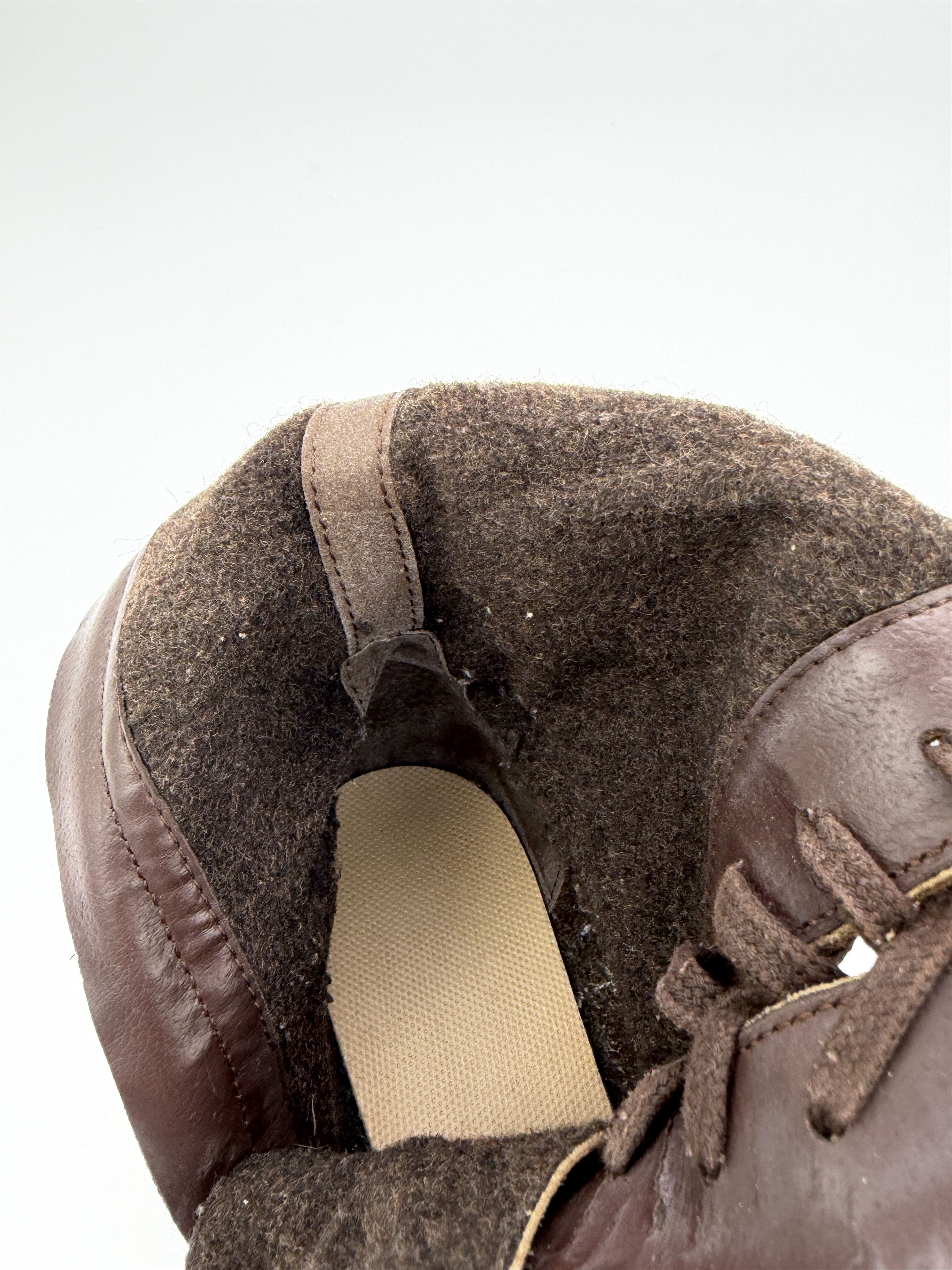 Vintage Vintage Y2K Lace Up Brown Leather Boots Avant Garde Size US 6 / IT 36 - 12 Thumbnail