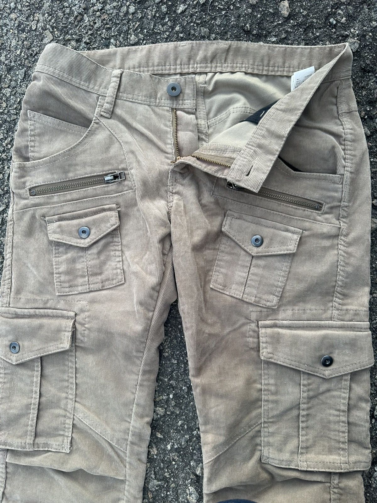 If Six Was Nine CONDUROY CARGO PANTS RATTLE TRAP SENDITIONARIES STYLE Size US 31 - 9 Thumbnail