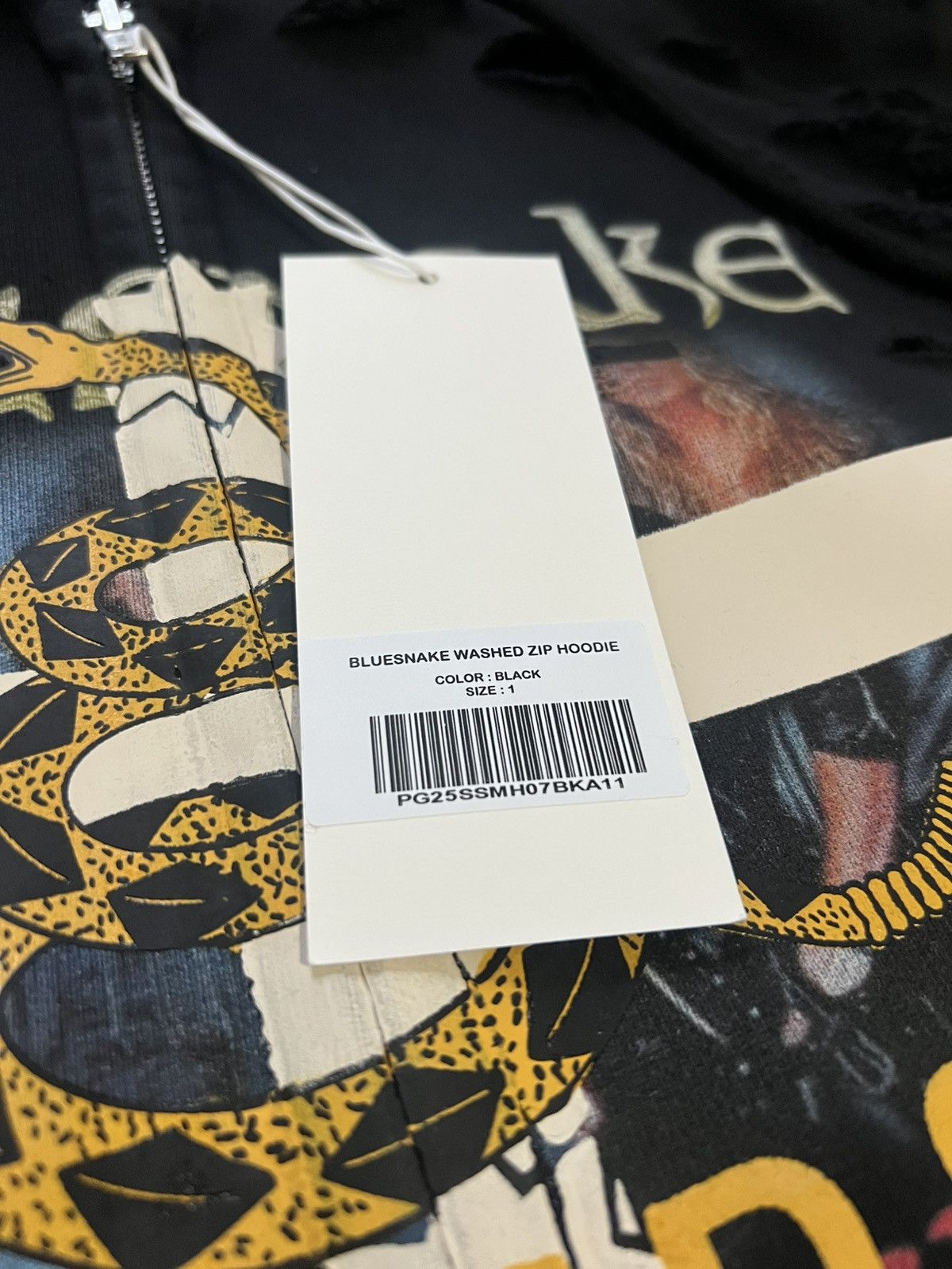 PROJECT G/R Project GR Bluesnake Washed Zip Hoodie Size 1 Size US S / EU 44-46 / 1 - 8 Thumbnail