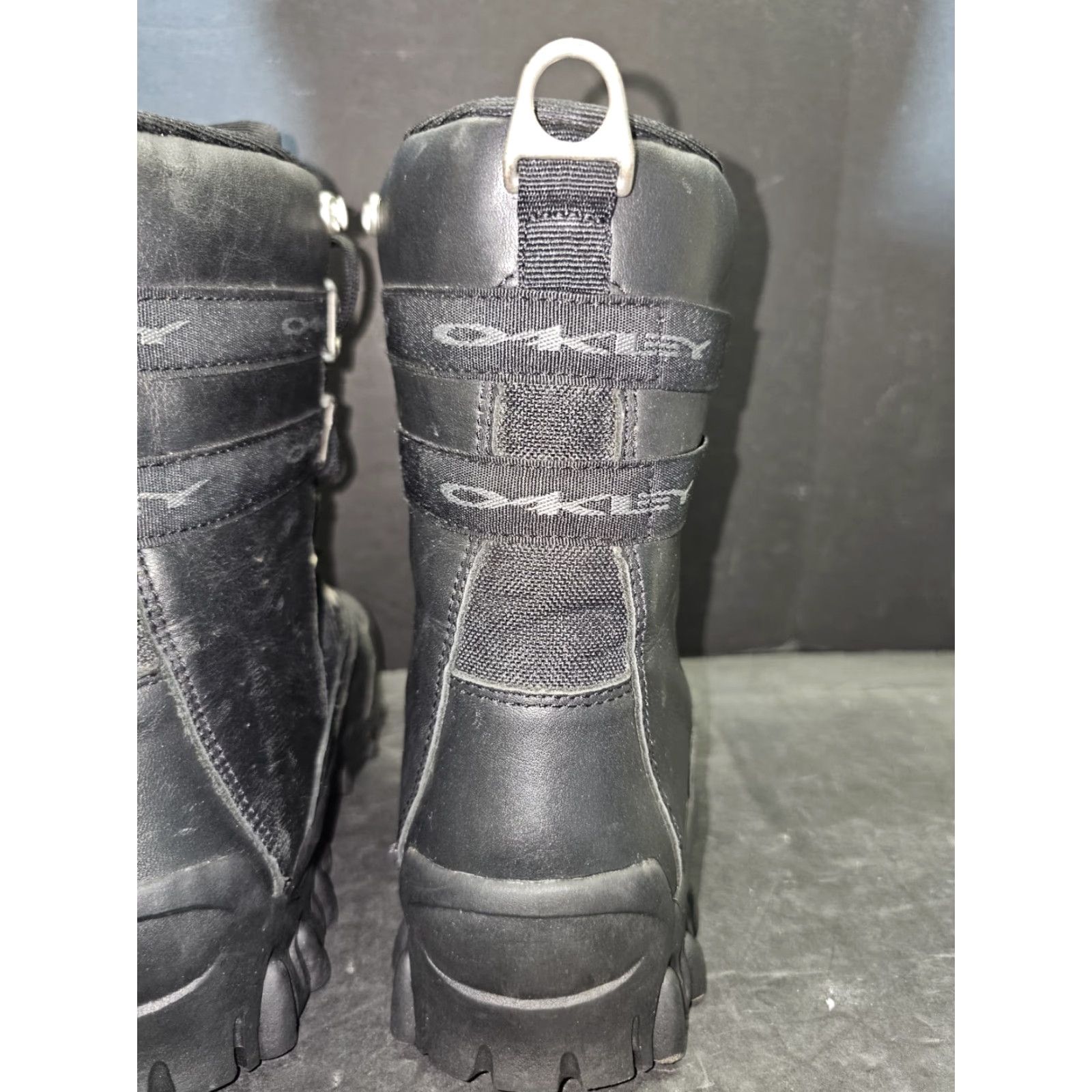 Oakley VINTAGE Oakley Casing Tactical Field Gear Boots Mid Calf Mens 9 Black Leather Waterproof Non-Slip Cushioned Combat 90s Army USA Boots Size US 8 / EU 41 - 4 Thumbnail