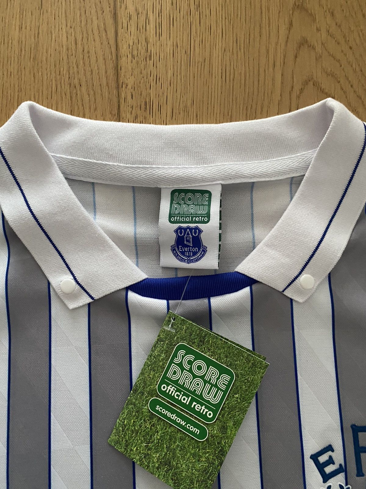 NO ID Everton fc retro score draw Size US XXL / EU 58 / 5 - 4 Thumbnail