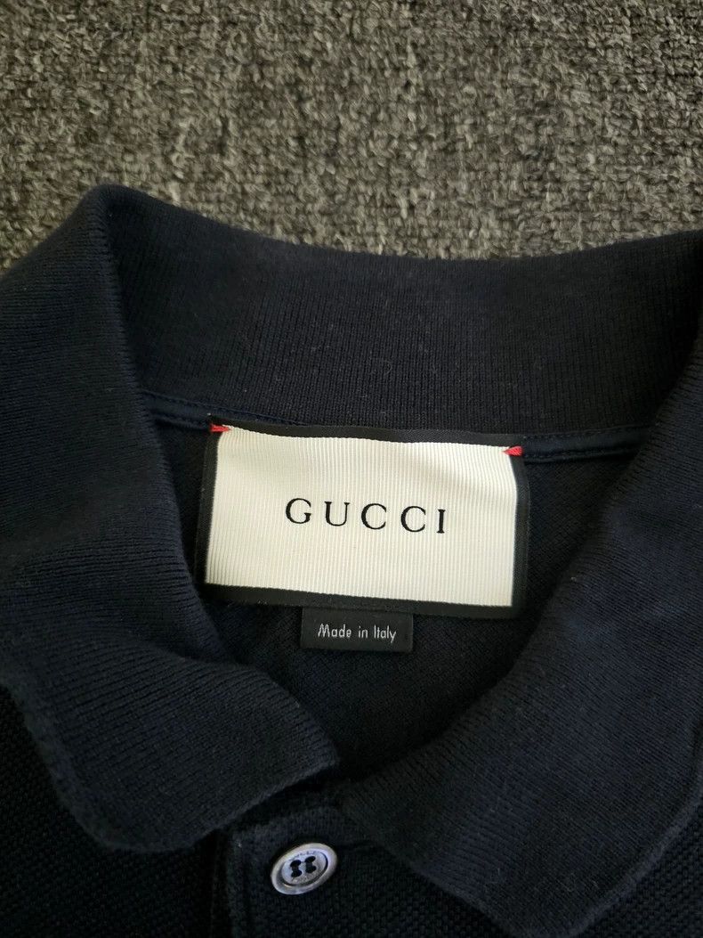 Gucci Gucci Black POLO shirt Size US XL / EU 56 / 4 - 2 Thumbnail