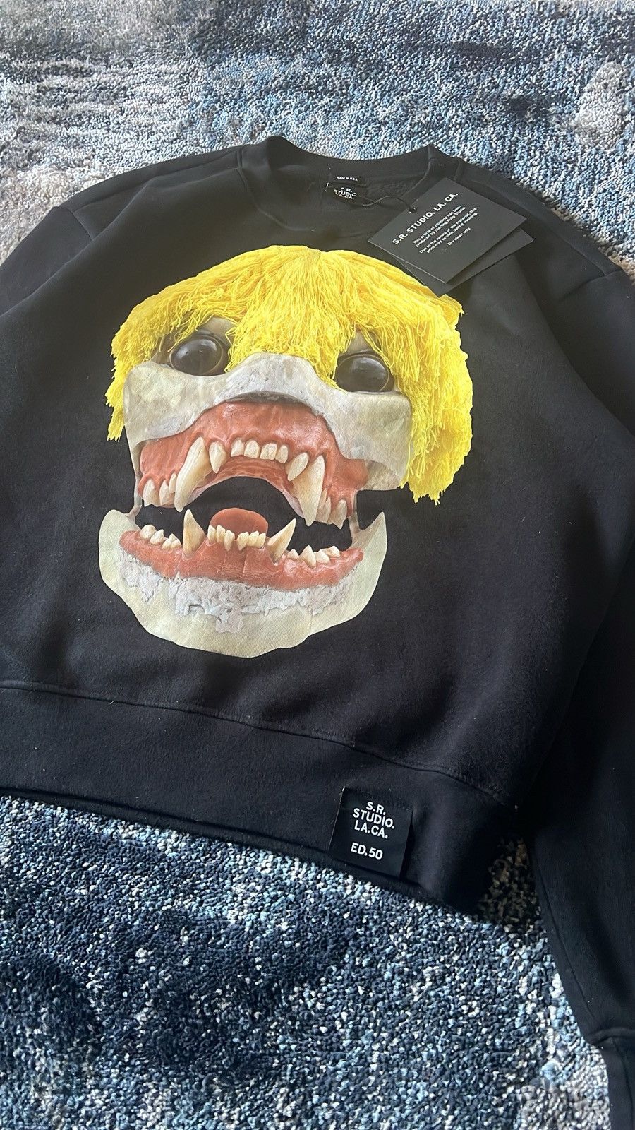Raf Simons × Sterling Ruby SR Studios LA CA Sterling Ruby Skull Crewneck 1/50 Lmtd ED Size US M / EU 48-50 / 2 - 5 Thumbnail