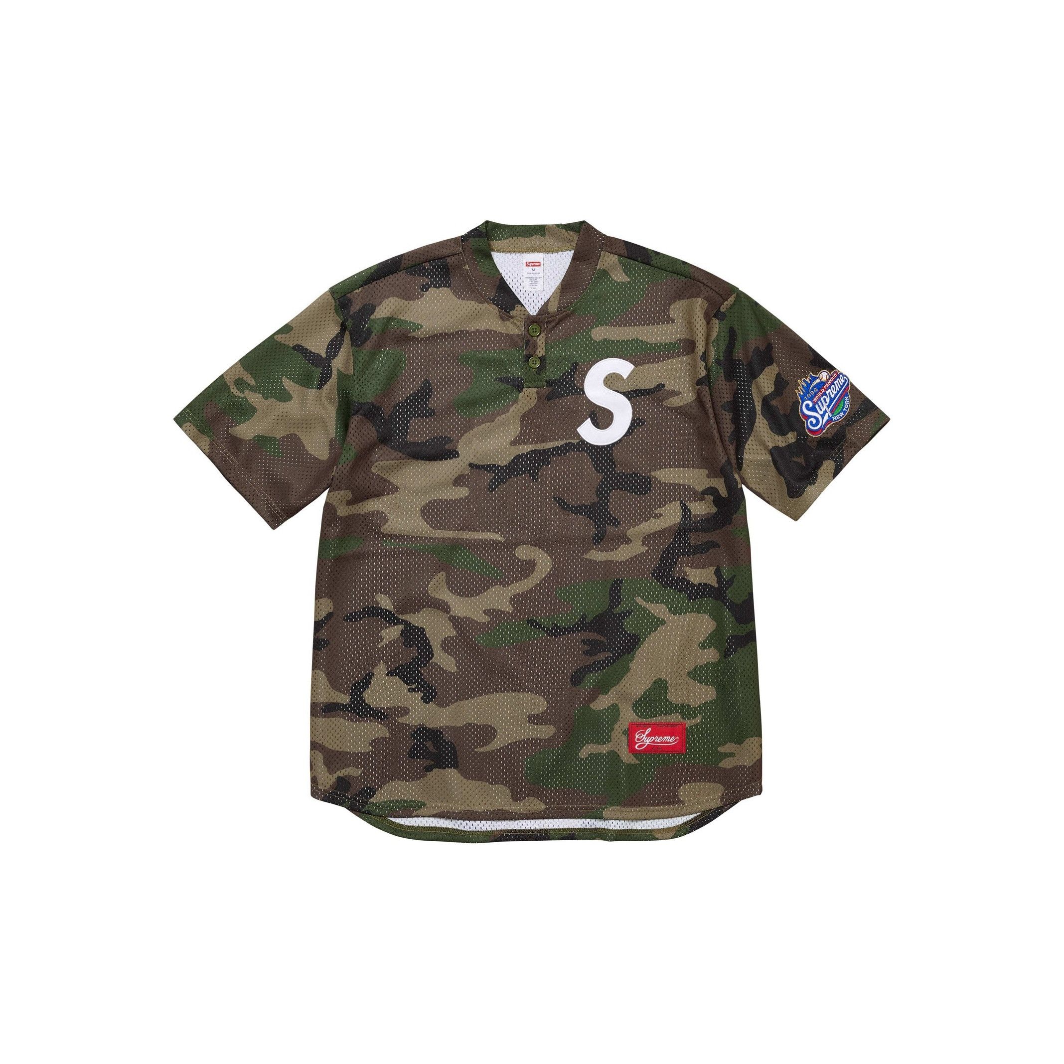 Supreme Supreme S Logo Baseball Henley Size M Size US M / EU 48-50 / 2 - 1 Thumbnail
