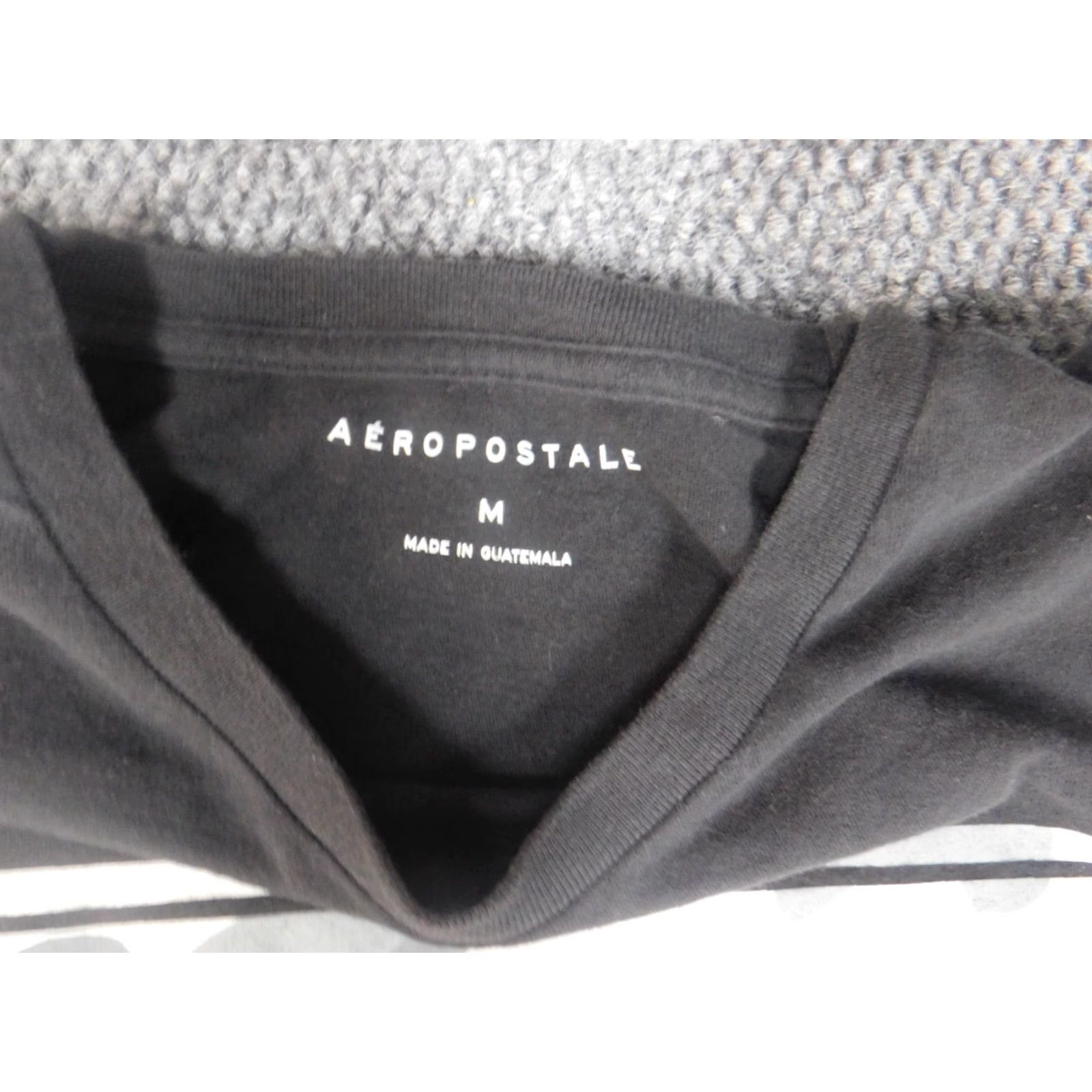 Vintage Aéropostale Mens Shirt M Black Graphic T-Shirt Crew Neck Short Sleeve Logo Cotton Spandex Vintage: No Menu California Classic (M) Mens Size US M / EU 48-50 / 2 - 6 Thumbnail