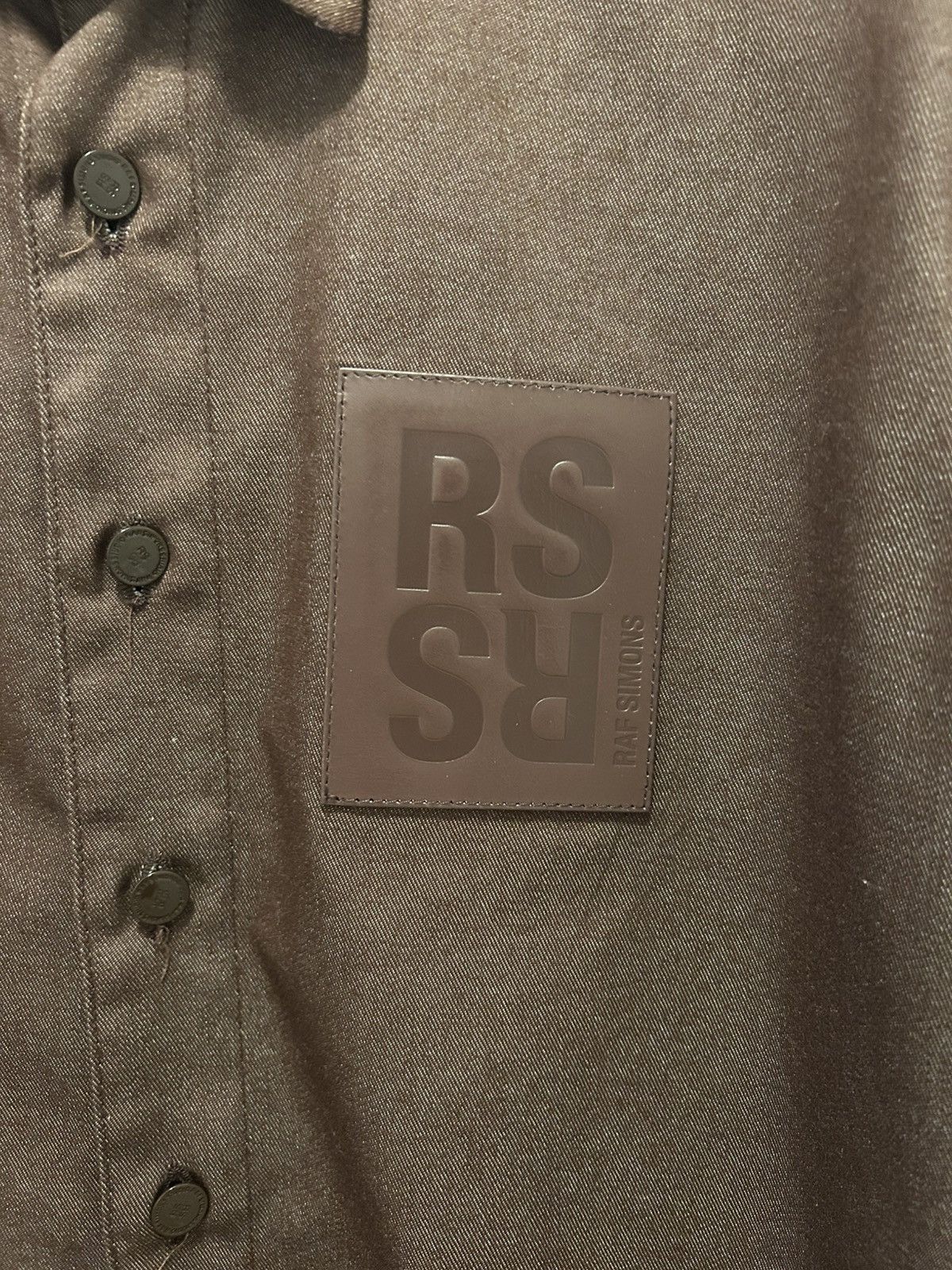 Raf Simons Raf Simons Straight Fit Denim Overshirt Size US S / EU 44-46 / 1 - 5 Thumbnail