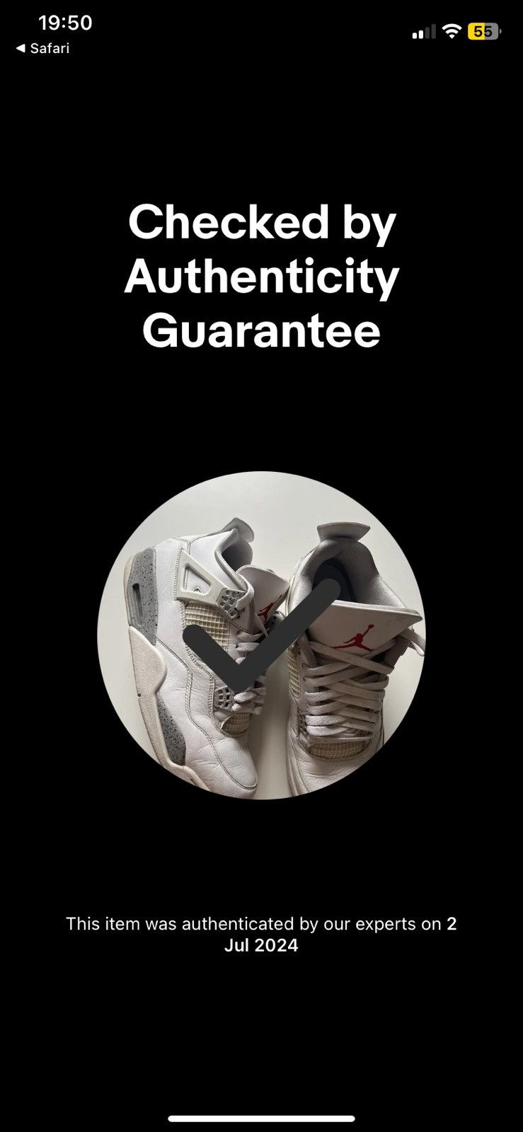 Jordan Brand Jordan 4 white oreo uk 10.5 Size US 11.5 / EU 44-45 - 8 Thumbnail