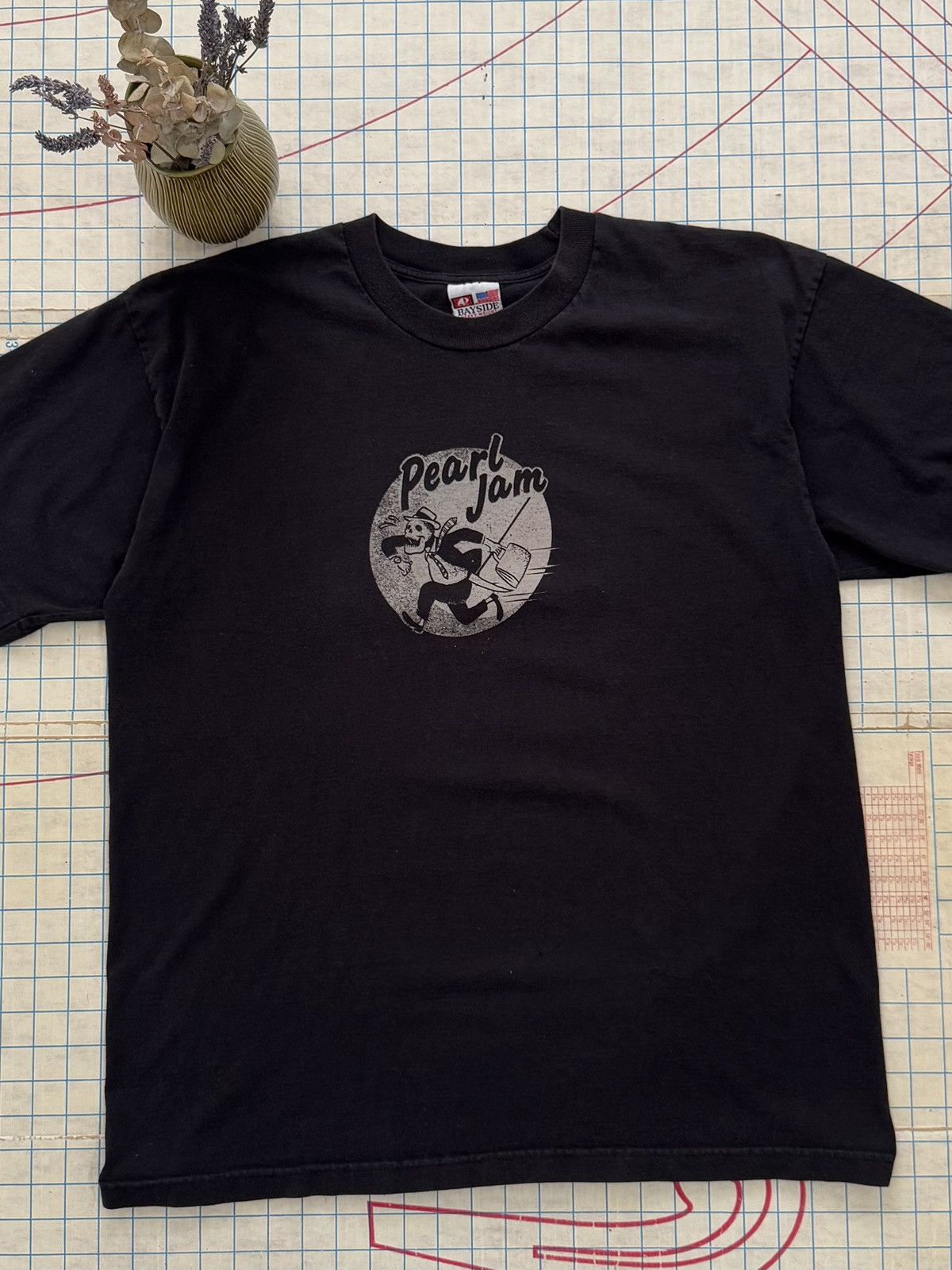 Band Tees × Vintage Vintage Y2K Pearl Jam Tour Tee Black Size XL Made in USA Size US XL / EU 56 / 4 - 3 Thumbnail