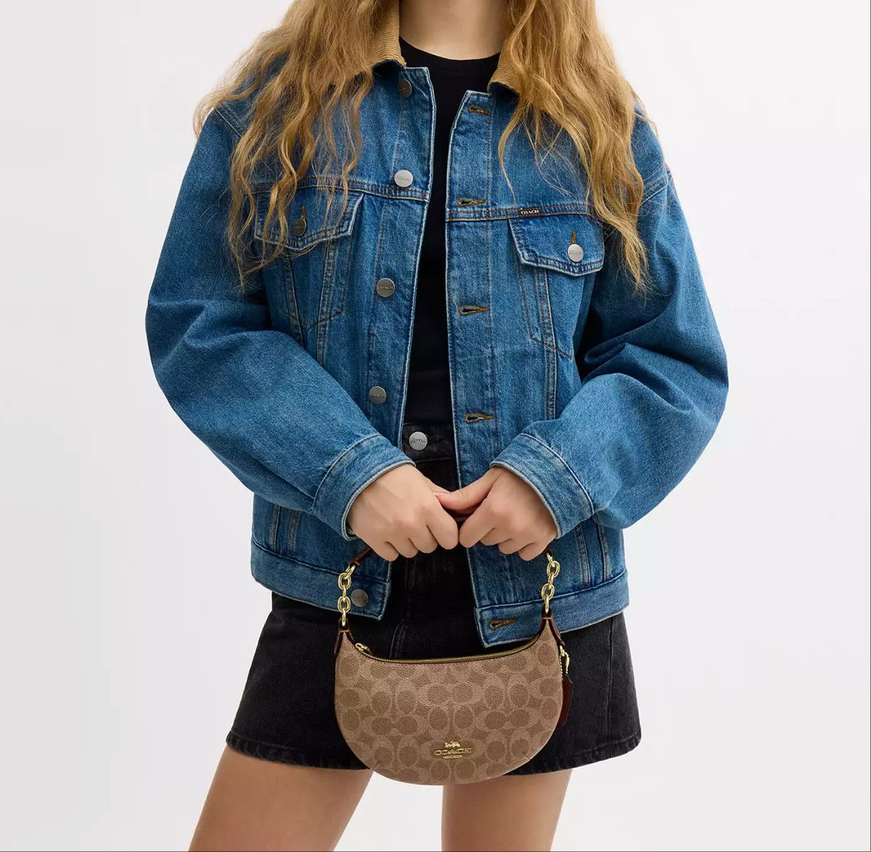 Coach Mini Payton Bag In Signature Canvas CEL06 Size ONE SIZE - 7 Thumbnail