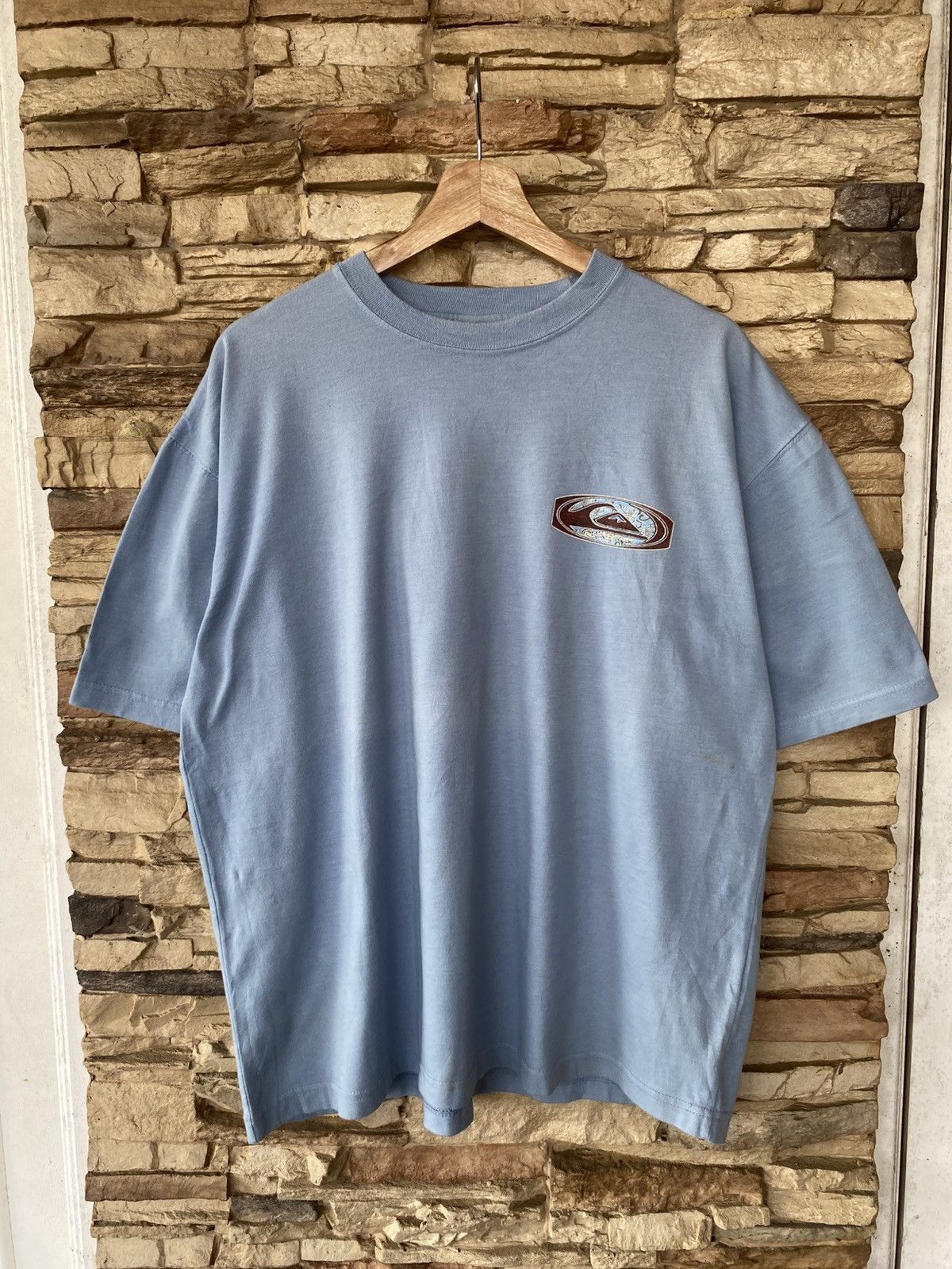 Quiksilver Vintage 90s Quiksilver Backhit Logo Surfing Tees Size US L / EU 52-54 / 3 - 2 Thumbnail