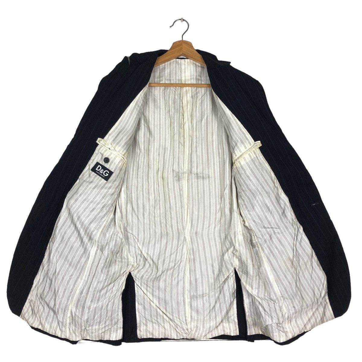Dolce & Gabbana Vtg Pin Striped Dolce & Gabbana Double Breast Made in Italy Size US M / EU 48-50 / 2 - 11 Thumbnail