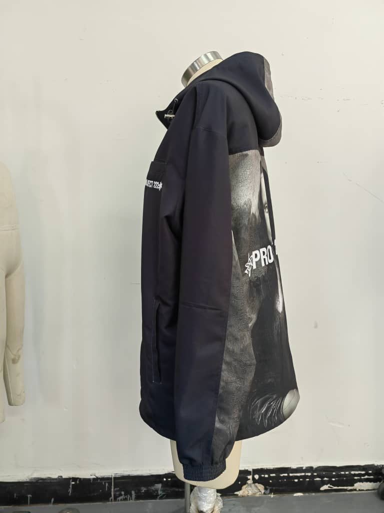 Vintage Project 222 Mona Lisa Windbreaker Jacket Size US L / EU 52-54 / 3 - 4 Thumbnail