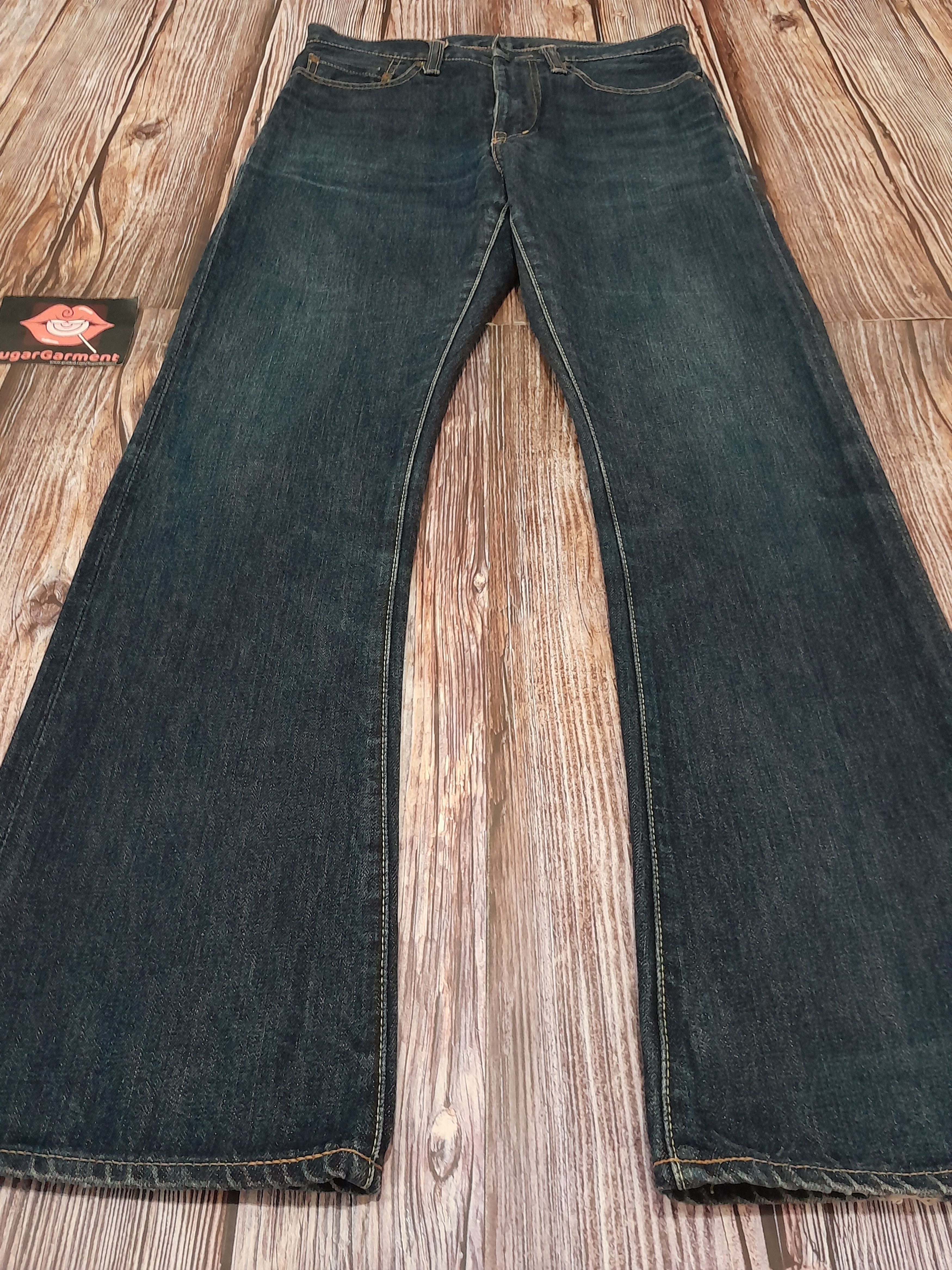Japanese Brand KAPITAL Jeans Flare Bell Bottom Bootcut Vintage Size US 29 - 2 Thumbnail