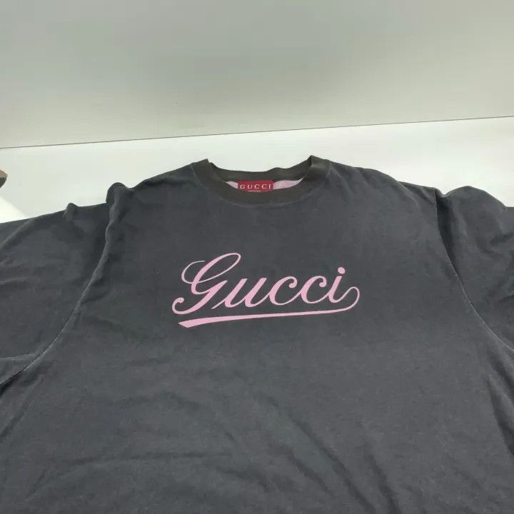 Gucci Gucci Gucci Black Logo Short Sleeve T-Shirt -2506 Size US XL / EU 56 / 4 - 1 Thumbnail
