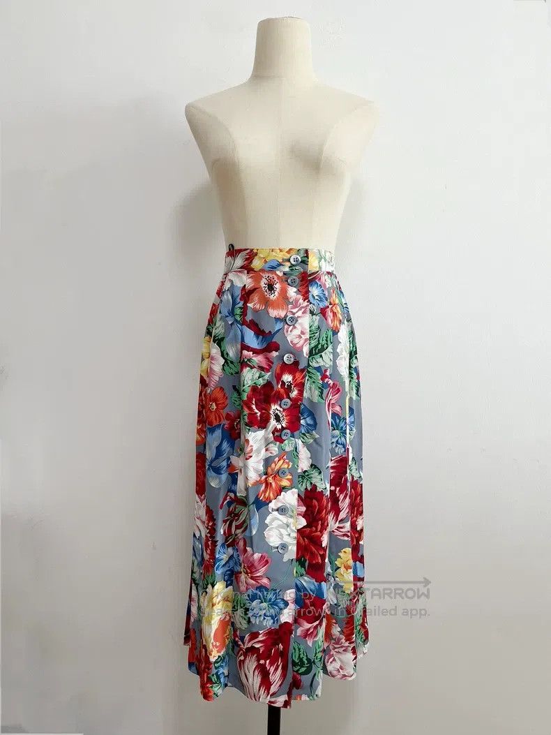 Kenzo Kenzo size F Floral Skirt Size 24" / US 00 / IT 34 - 9 Thumbnail