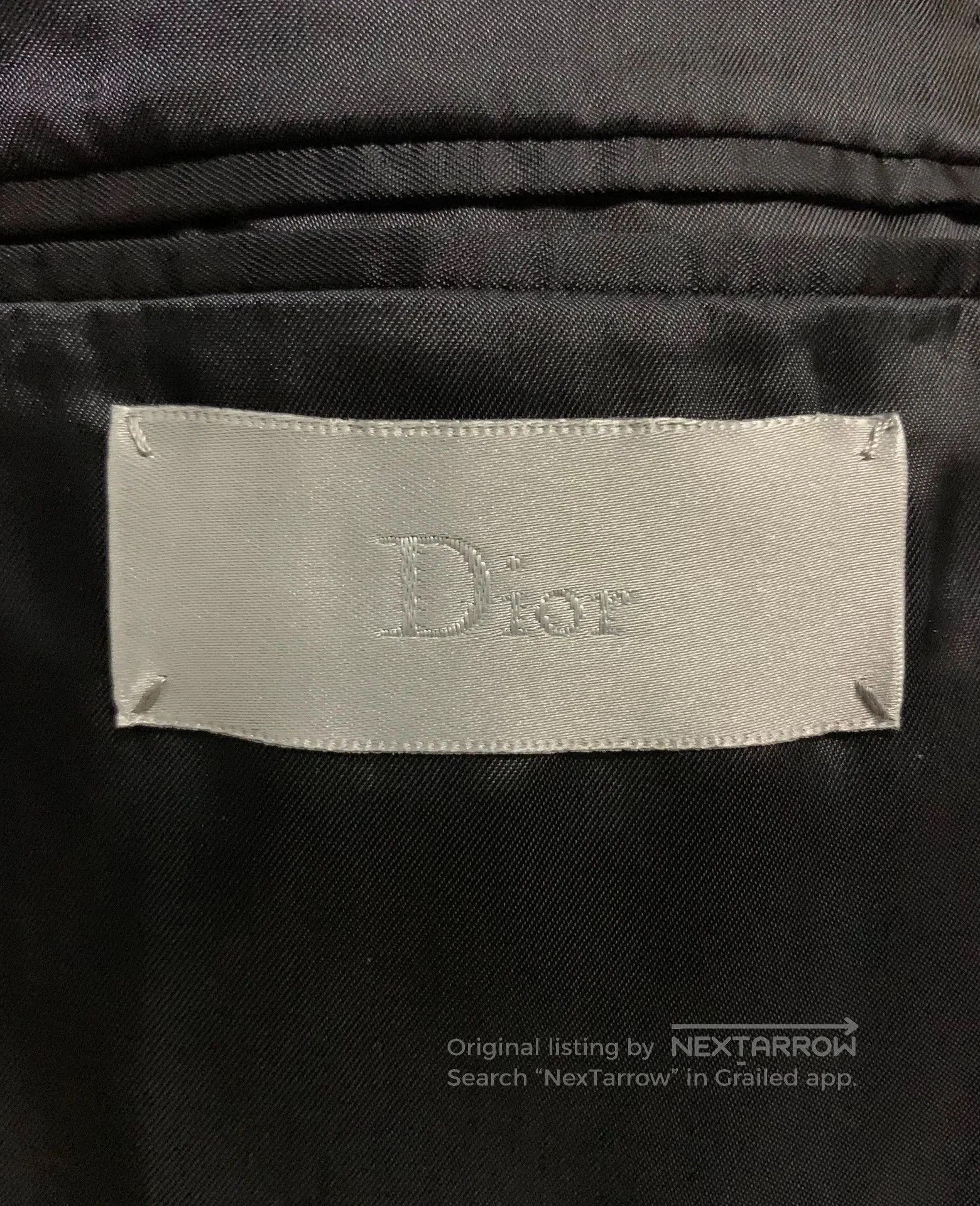 Dior Gray Handwriting Print Blazer. Size US M / EU 48-50 / 2 - 4 Thumbnail