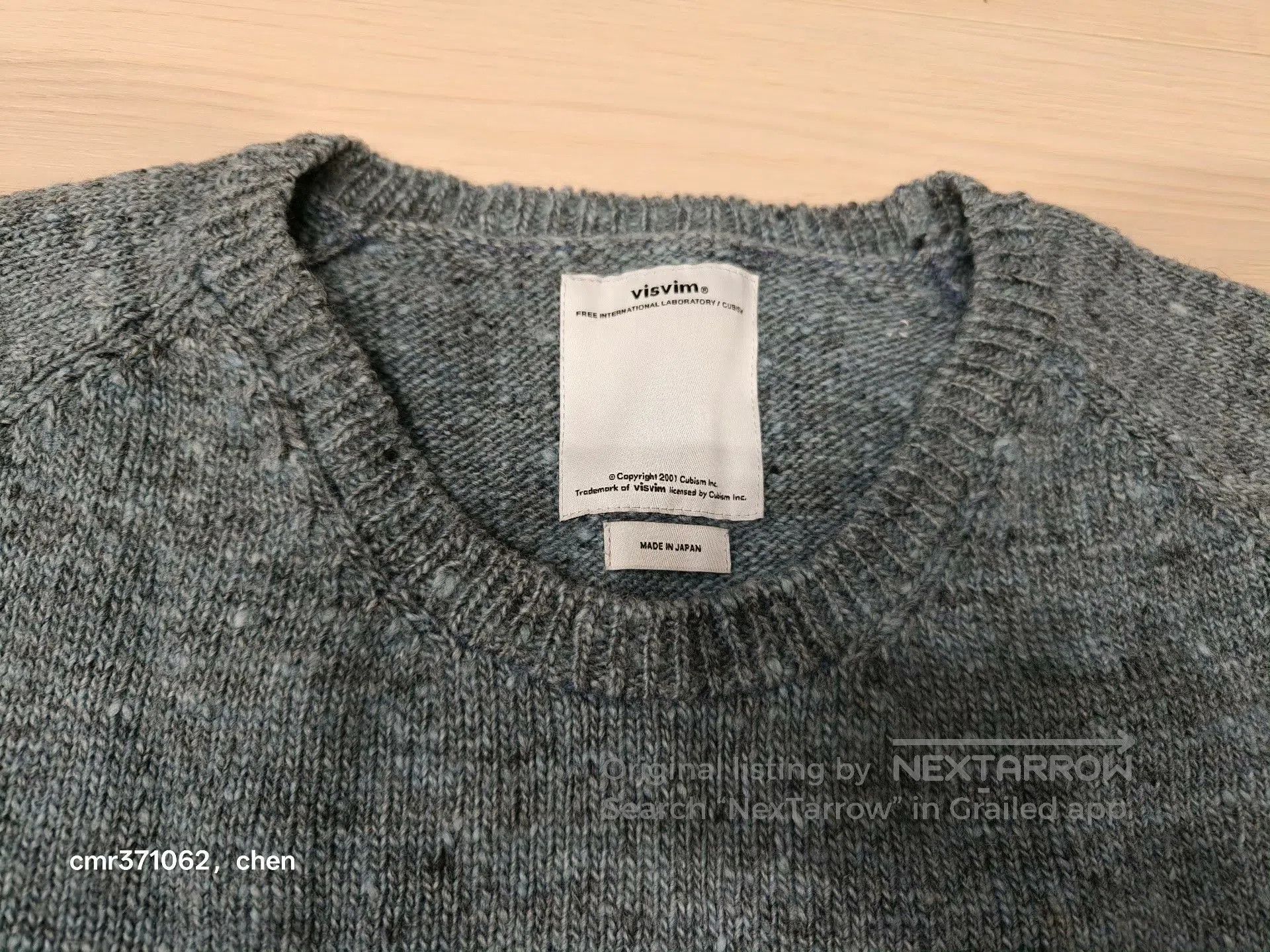 Visvim visvim 17AW College Knit L/S N.D.. Size US M / EU 48-50 / 2 - 2 Thumbnail