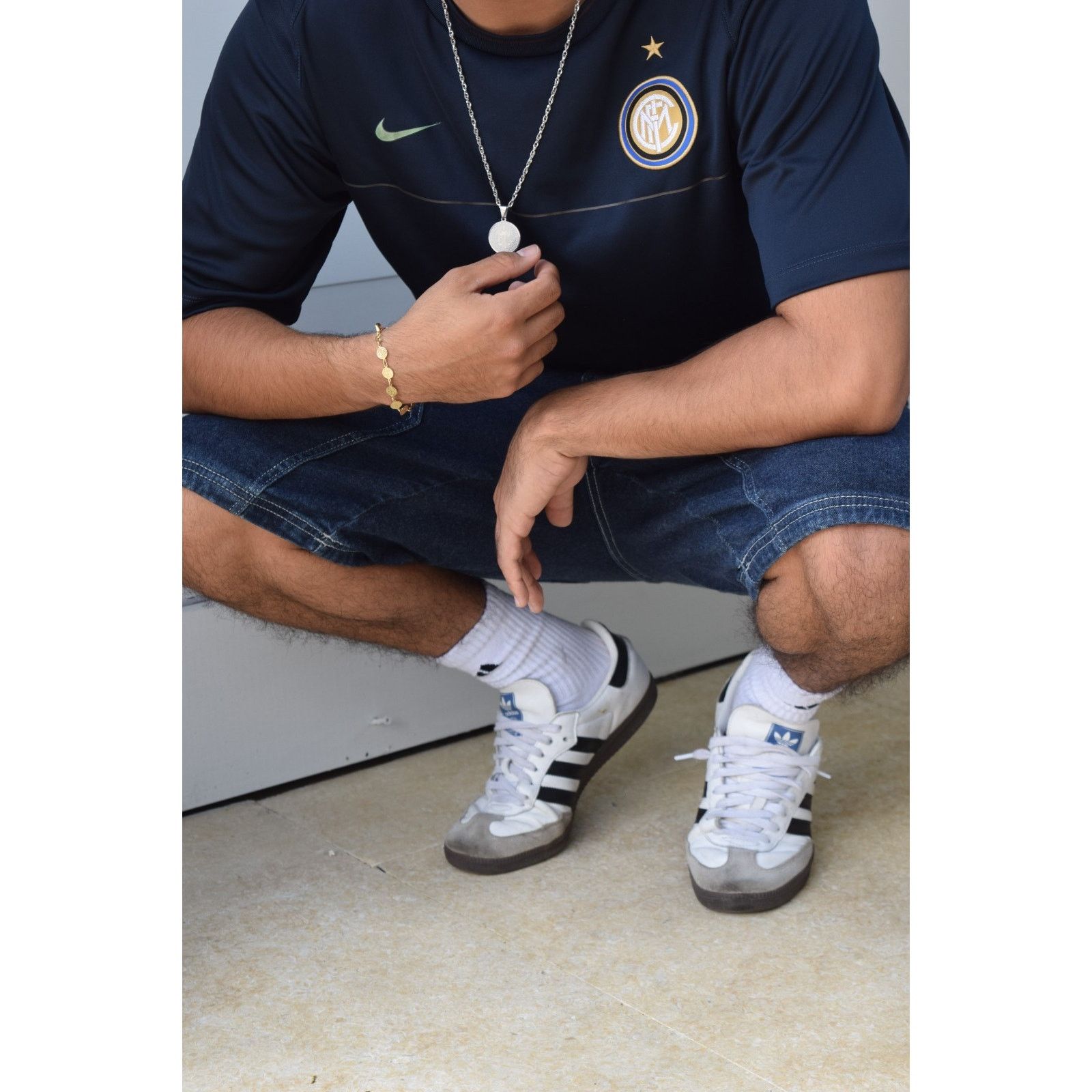Nike AUTHENTIC 2008 Inter Milan Training – Soccer Jersey Size L Size US L / EU 52-54 / 3 - 3 Thumbnail