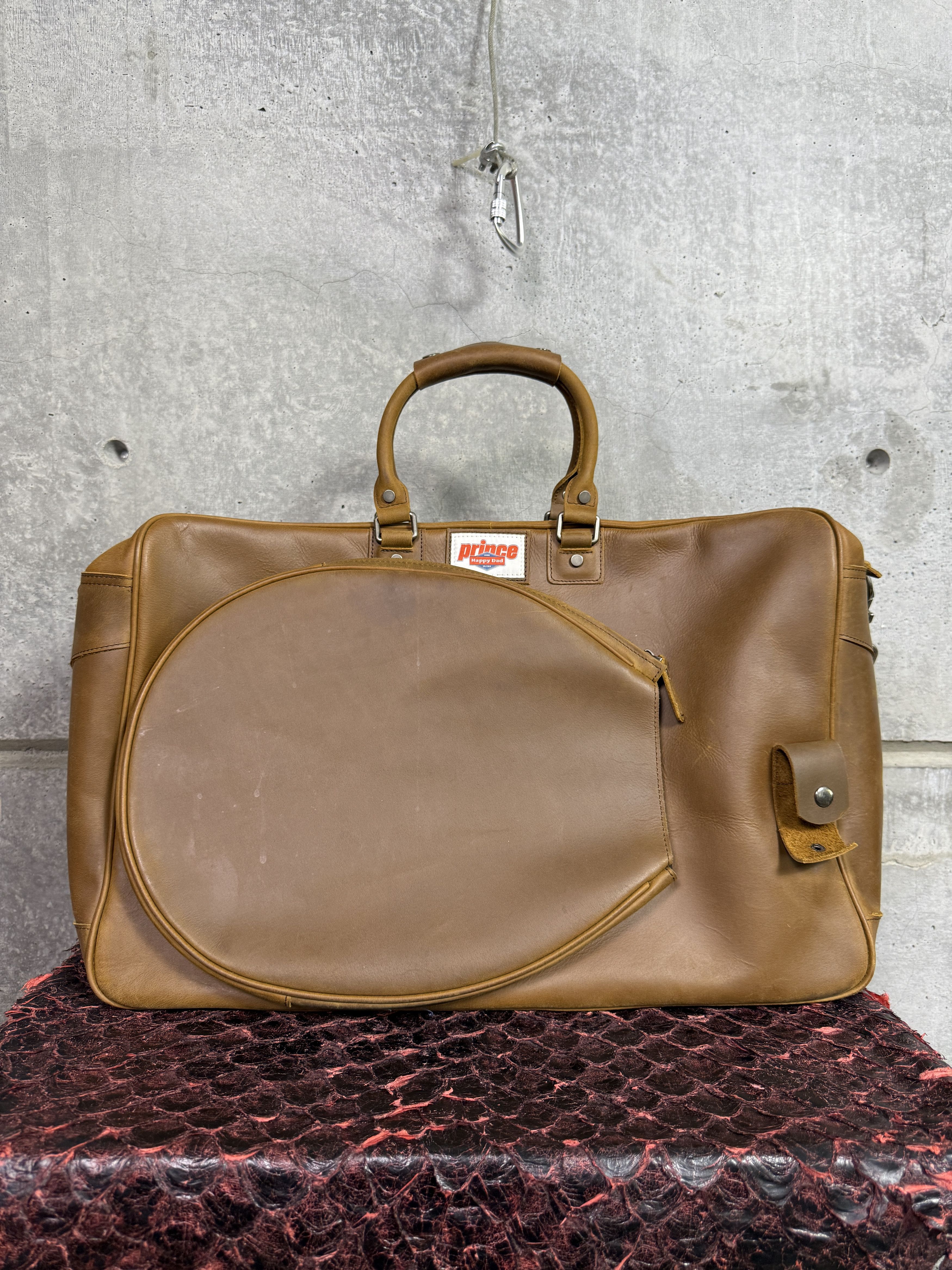 Prince Happy Dad x Prince Tennis Leather Duffle Bag Size ONE SIZE - 9 Thumbnail