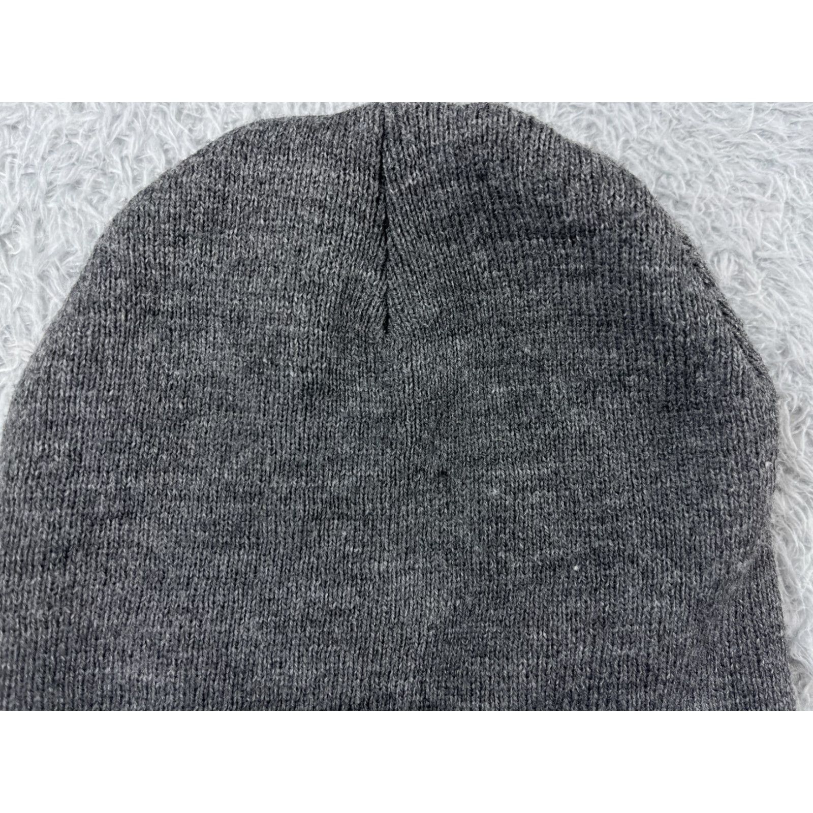 Vintage Bayside Duro Last Beanie Toque Hat Adult One Size Gray Knit 100% Acrylic Roofing System Beanie Mens Winter 90s Roofing Keywords Size ONE SIZE - 3 Thumbnail