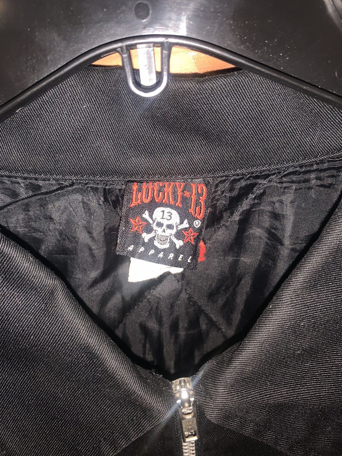 Designer × Lucky Brand Lucky Thirteen 13 Workwear Collar Zip Up Jacket Size US L / EU 52-54 / 3 - 5 Thumbnail