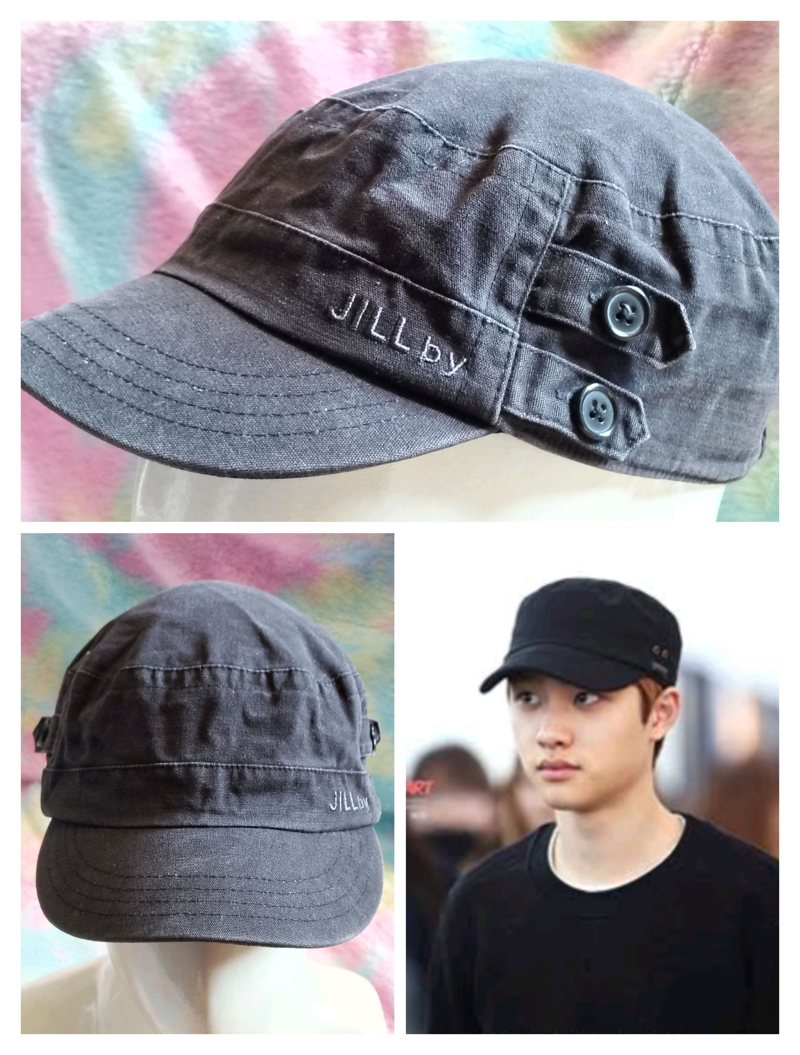 Jil Stuart JILL by JILL STUART Military Cap – Worn by V BTS & D.O. EXO Size ONE SIZE - 1 Thumbnail
