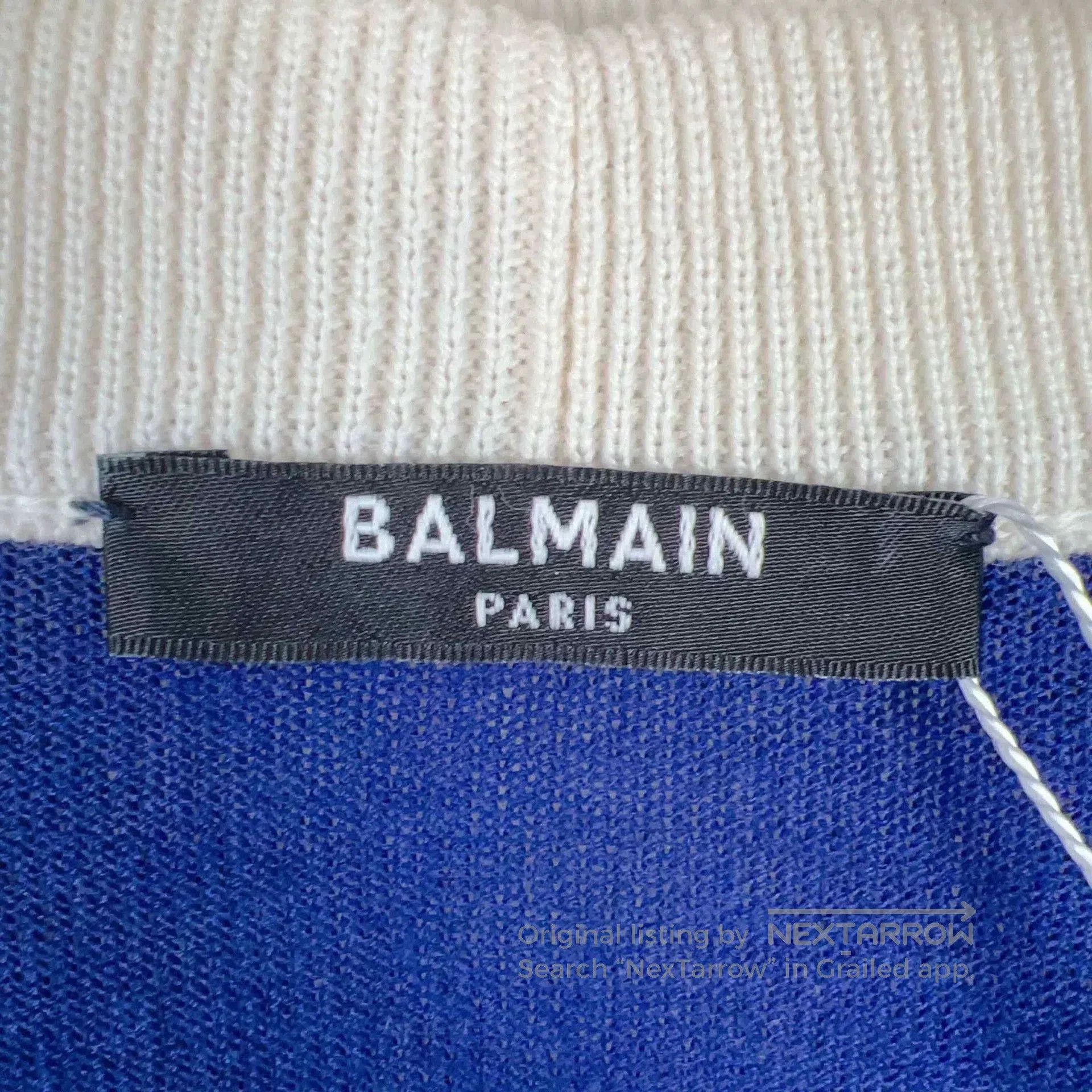 Balmain balmain blue cardigan size M for sale. Size US M / EU 48-50 / 2 - 3 Thumbnail