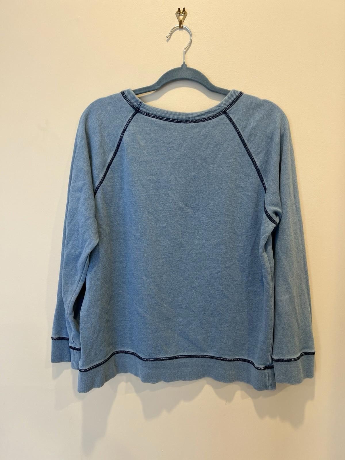 Gap GAP Blue Logo Sweatshirt Pullover Crewneck Long Sleeve XL Size XL / US 12-14 / IT 48-50 - 2 Thumbnail