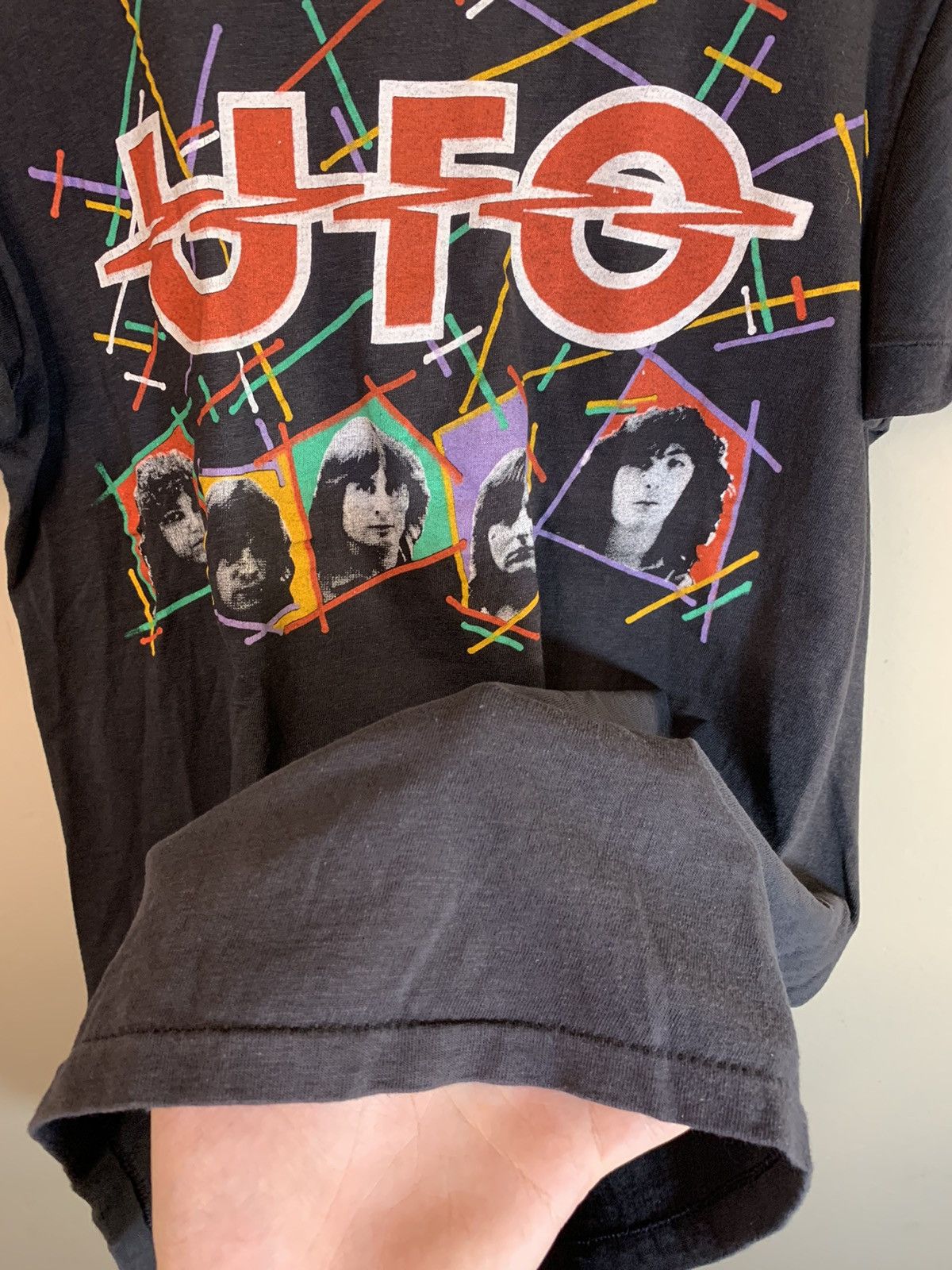 Band Tees × Vintage *RARE* Vintage 1981 UFO Wild Willing Innocent Tour T-Shirt L Size US L / EU 52-54 / 3 - 5 Thumbnail