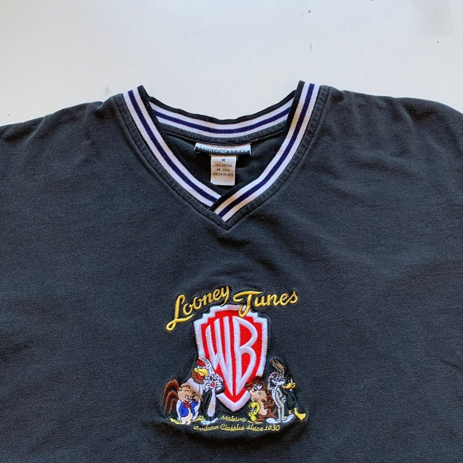 Vintage Vintage 90s Looney Tunes Warner Brothers T Shirt Medium Rare Size US M / EU 48-50 / 2 - 2 Thumbnail