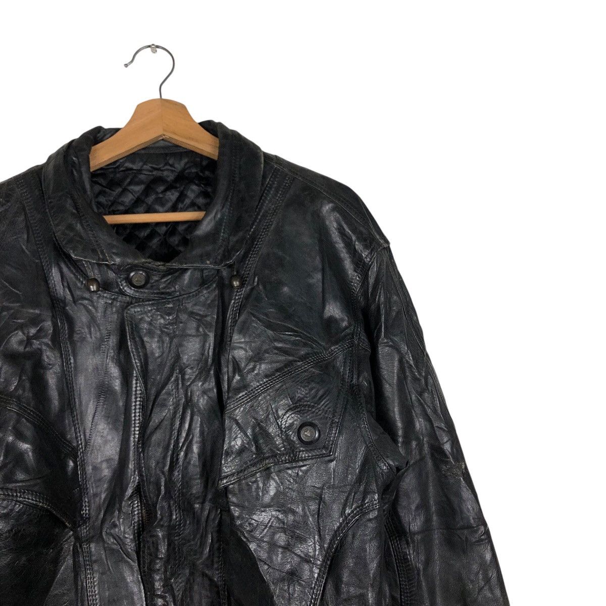 Japanese Brand Vintage Biker Leather Jacket Davin Skin Deep 14th Addiction Size US M / EU 48-50 / 2 - 7 Thumbnail