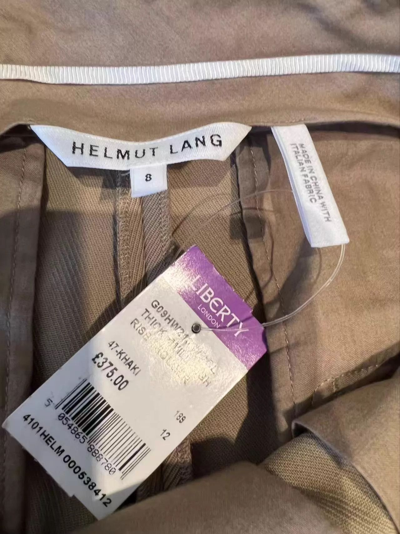 Helmut Lang Helmut Lang Khaki Pants US 8 New Size 30" / US 8 / IT 44 - 4 Thumbnail