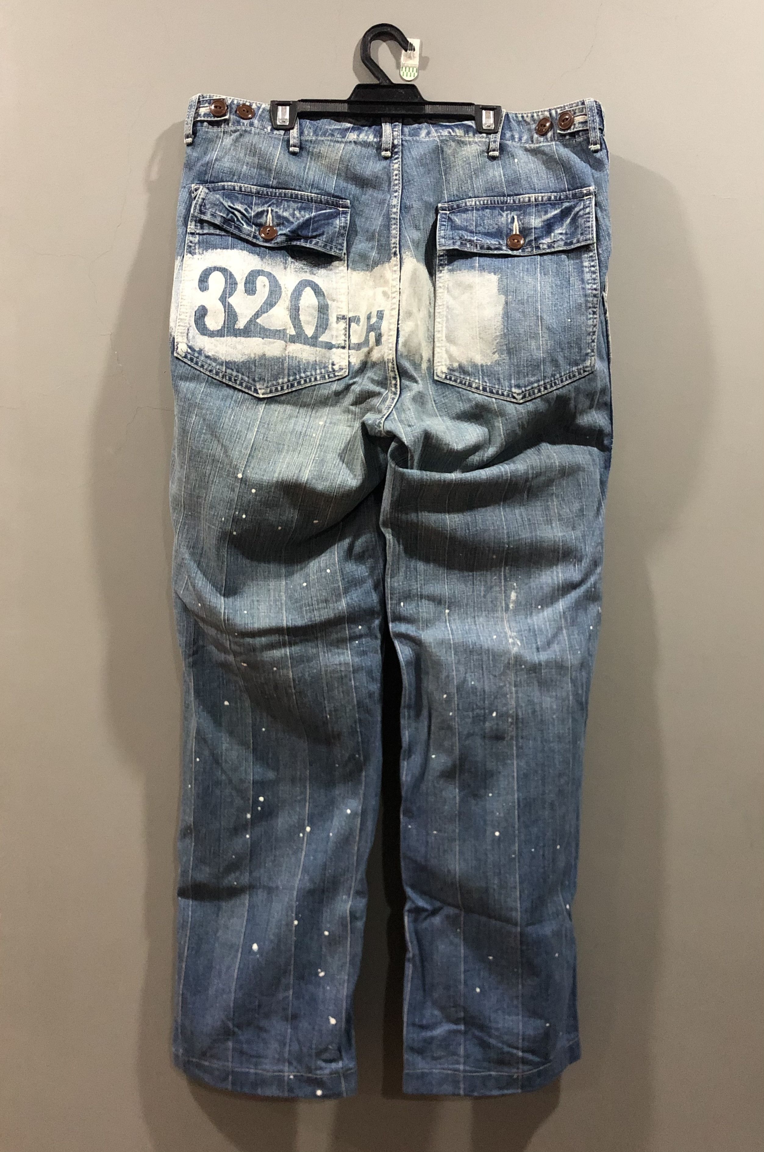 Avirex Vintage Avirex Army Usn Denim Baker Pants Size US 34 / EU 50 - 2 Thumbnail