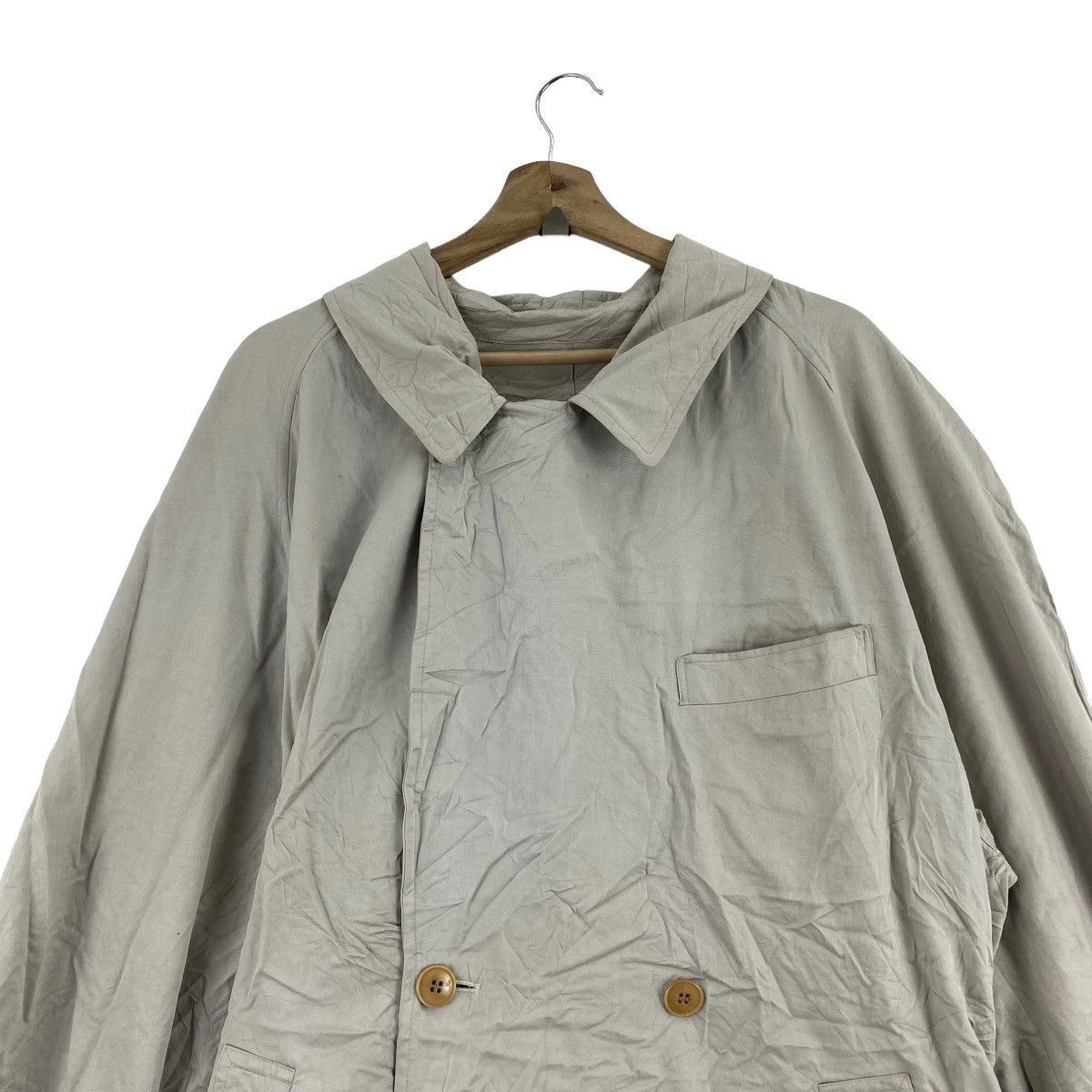 Kenzo KENZO PARIS France Brand Cream Long Overcoat Jacket Parka Size XL / US 12-14 / IT 48-50 - 2 Thumbnail