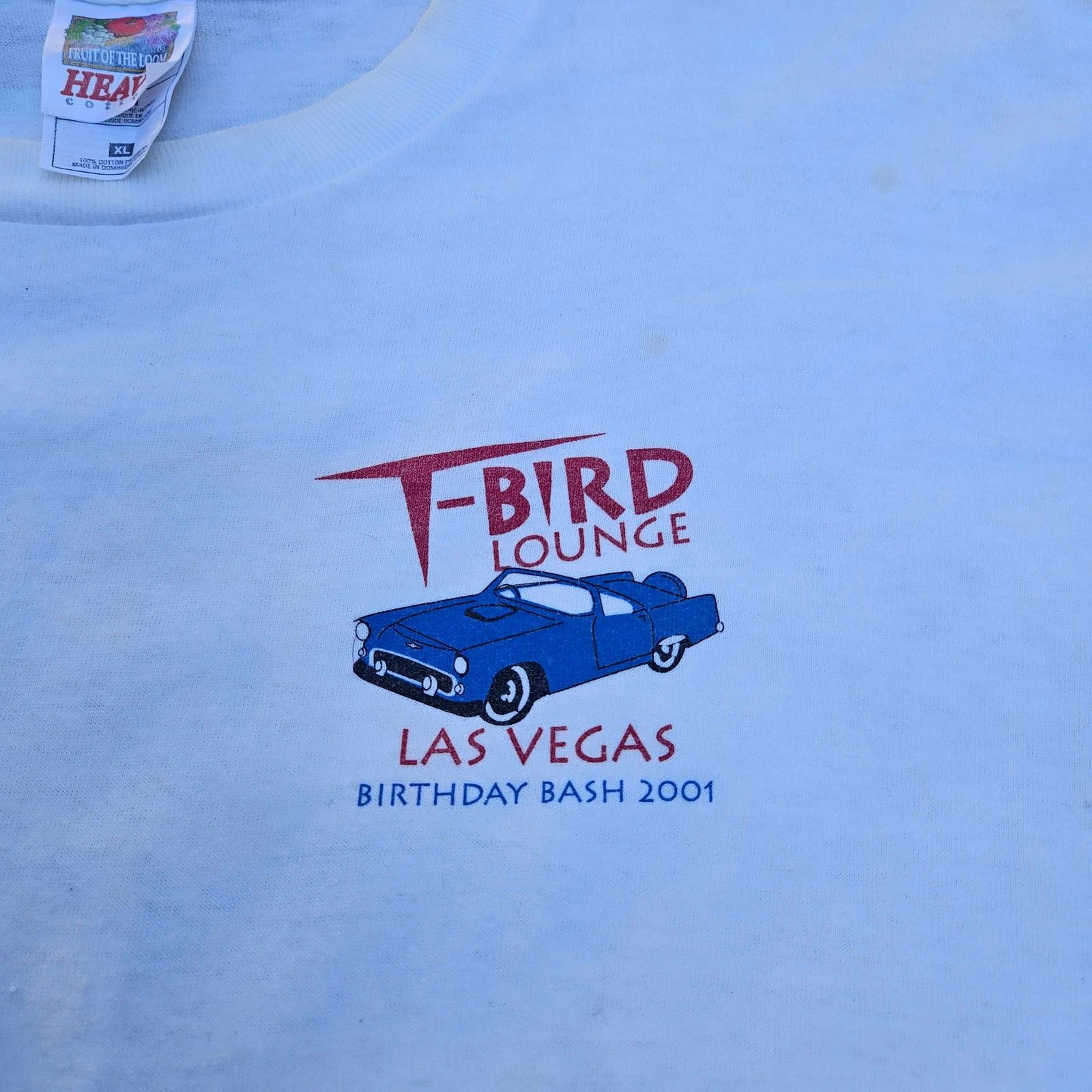 Hanes Vintage Y2K T-Bird Lounge T-Shirt Men's XL White Size US XL / EU 56 / 4 - 2 Thumbnail