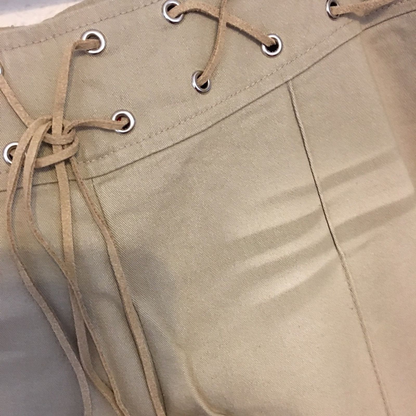 Vintage Vintage 90s Xi tan worn look corded jeans NWOT M Size 30" / US 8 / IT 44 - 3 Thumbnail
