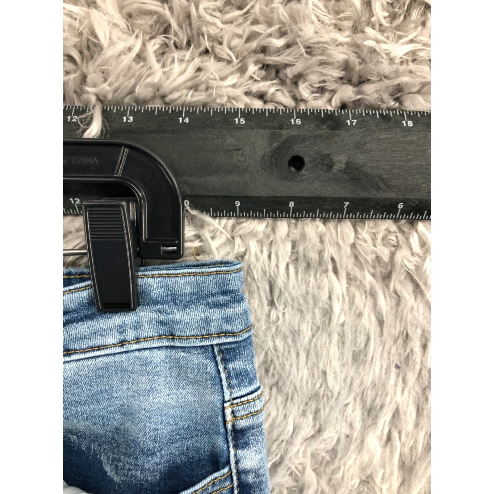 Shein SheIn Jeans Skinny Size L Womens Medium Wash Blue Flaw Size 36" / US 14 / IT 50 - 2 Thumbnail