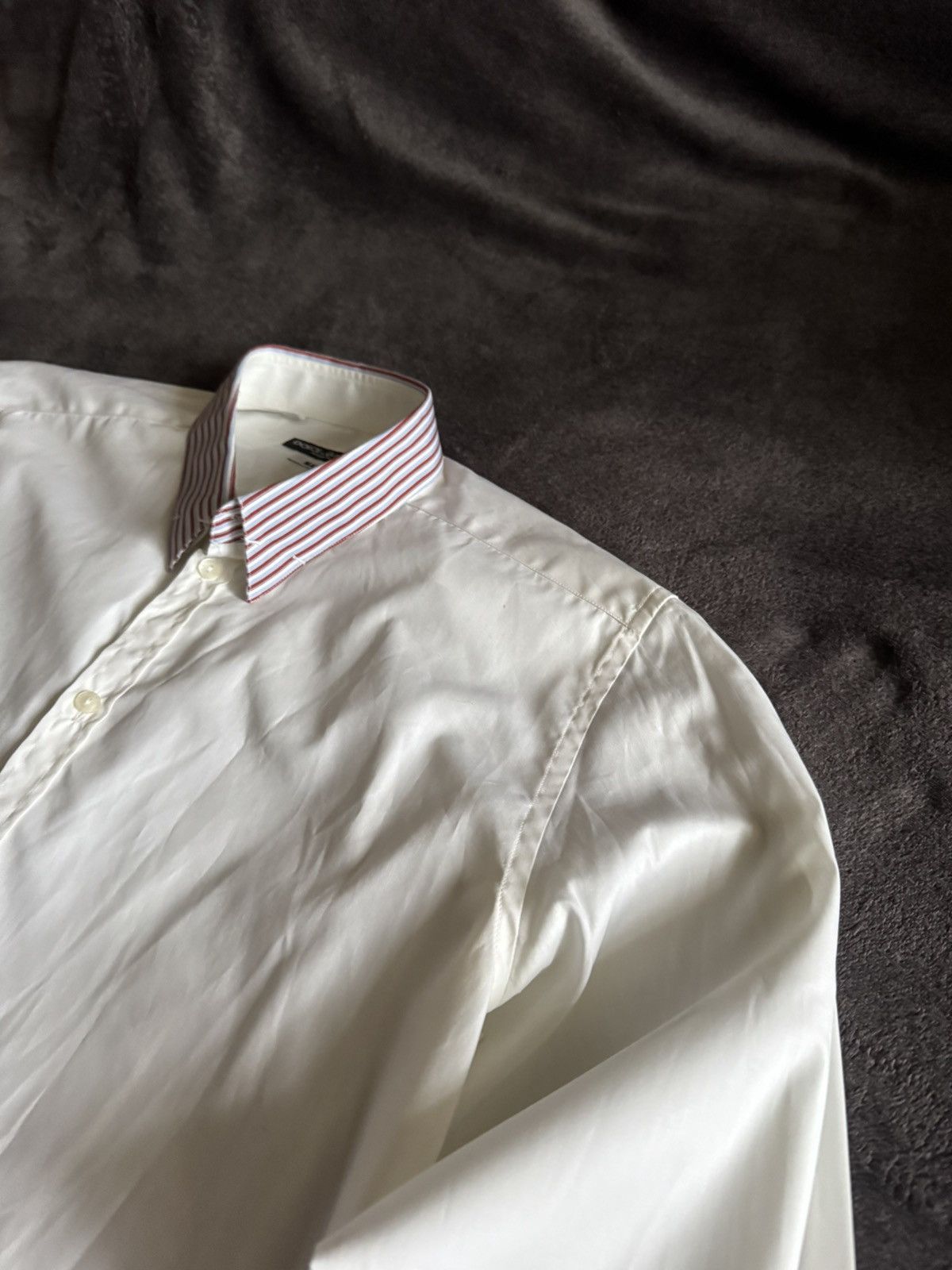 Dolce & Gabbana Dolce Gabbana luxury white martini shirt Size US M / EU 48-50 / 2 - 5 Thumbnail