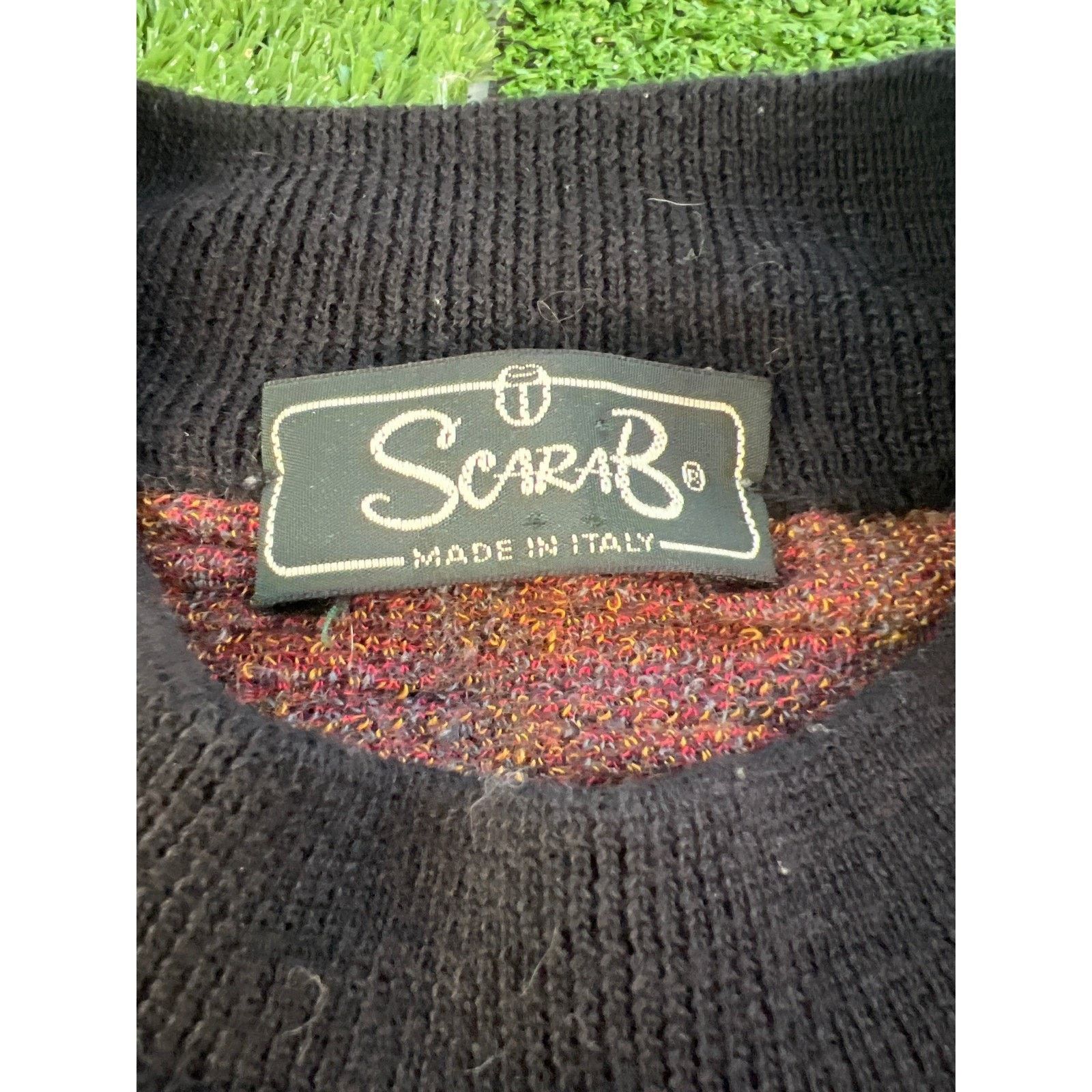 Other SCARAB Mens Sweater Size 56 Black Striped Size US XL / EU 56 / 4 - 2 Thumbnail
