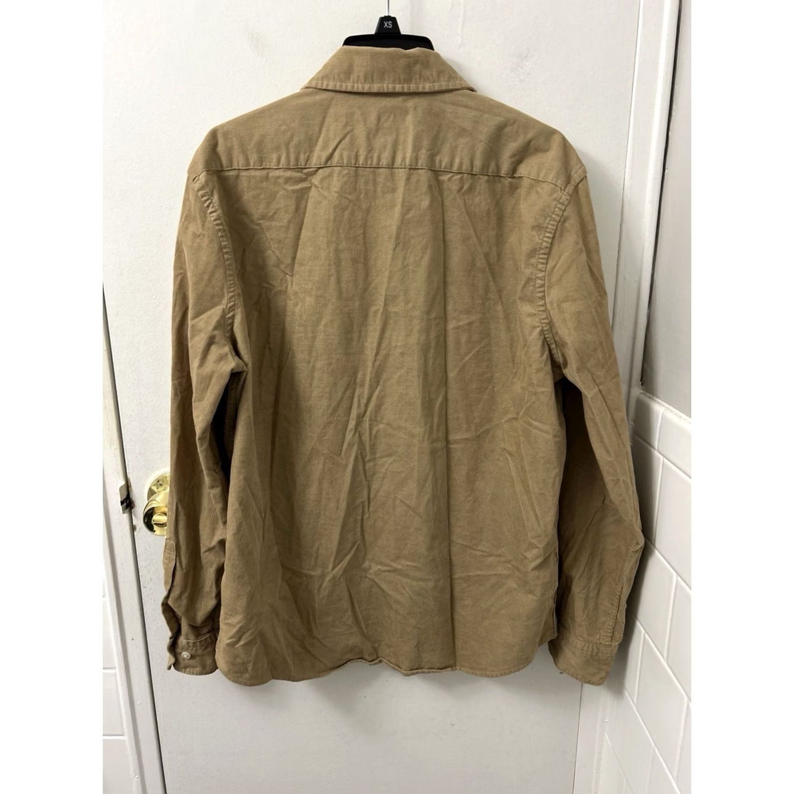 Express Express Corduroy Shirt Mens Size M Brown Tan Button Down Long Sleeve Size US M / EU 48-50 / 2 - 7 Thumbnail