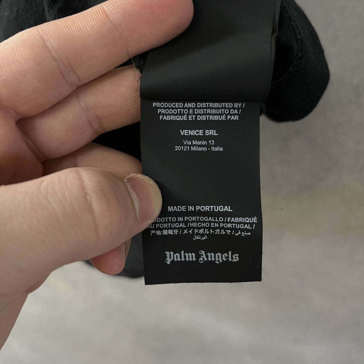 Palm Angels Palm Angels black Big logo oversize t-shirt tee Size US S / EU 44-46 / 1 - 16 Thumbnail