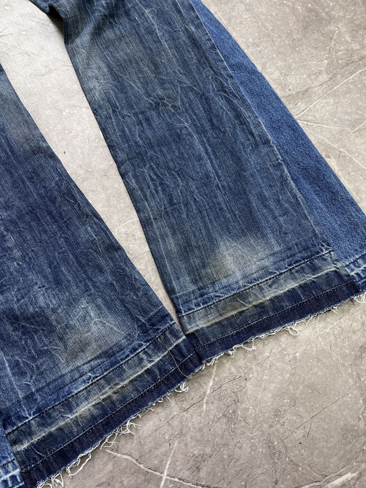 Dolce & Gabbana Dolce Gabbana flared distressed jeans y2k hype tornado mart Size US 33 - 10 Thumbnail