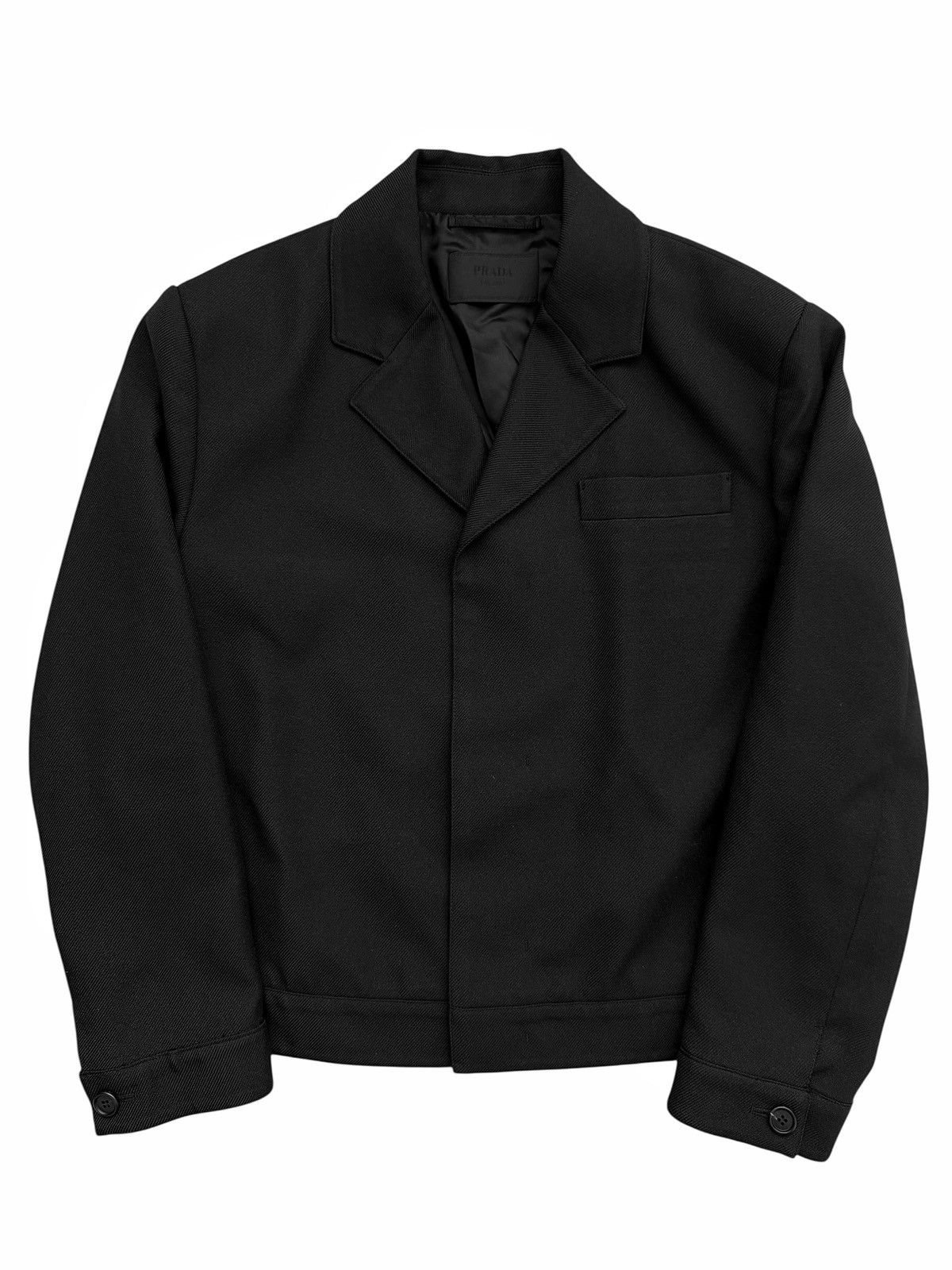 Prada 2023 Cropped Triangle Logo Jacket Size US M / EU 48-50 / 2 - 1 Thumbnail