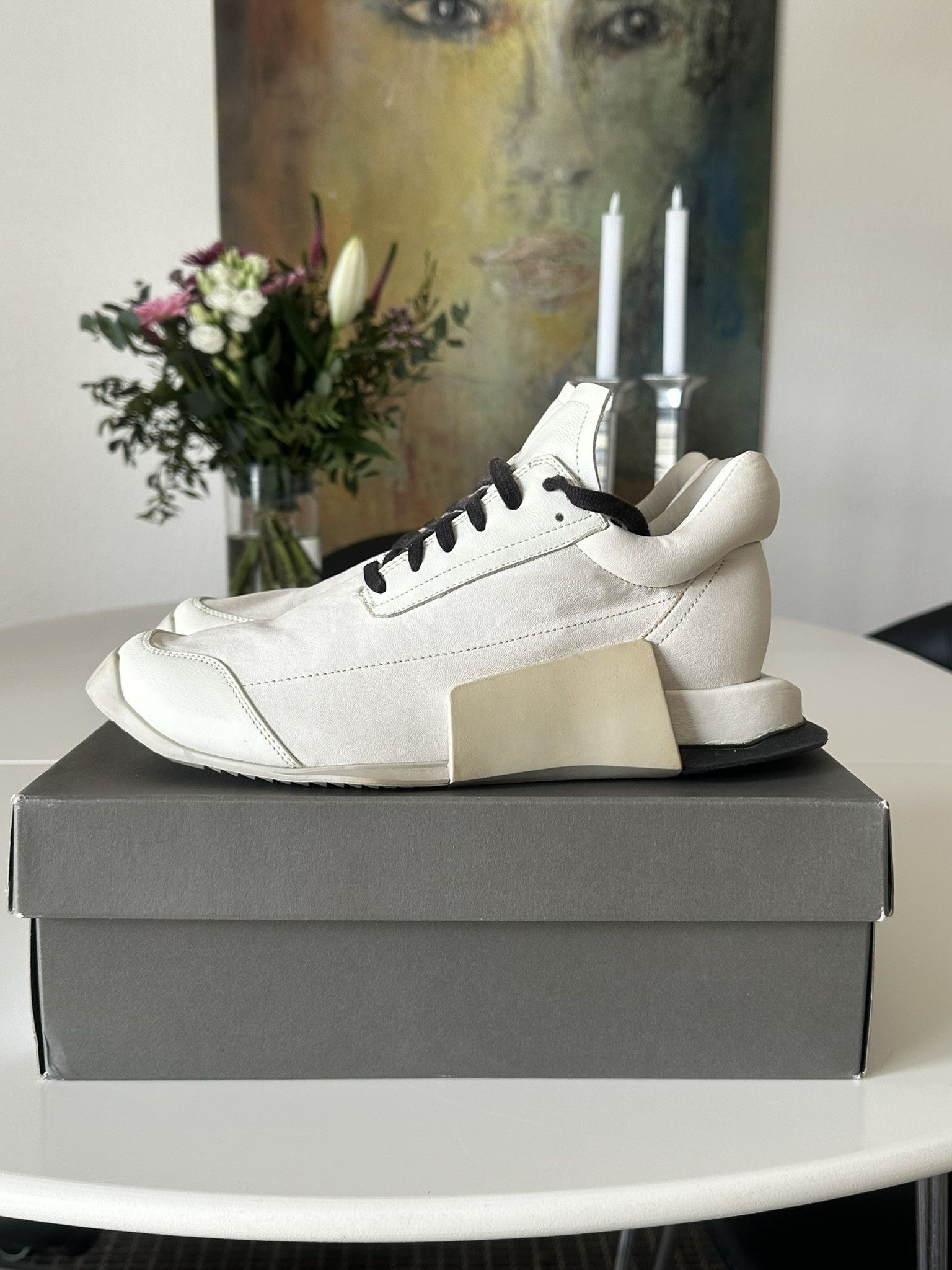Adidas × Rick Owens Rick Owens x Adidas Runner Low Size US 7.5 / EU 40-41 - 1 Thumbnail