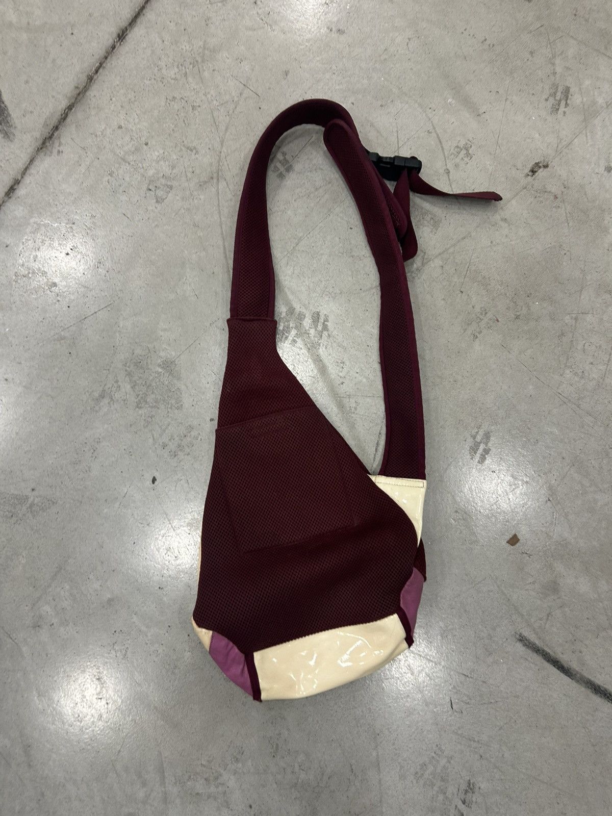 Miu Miu Miu Miu 1999 / Backpack / Teardrop / Sling Bag Pink & White Size ONE SIZE - 9 Thumbnail